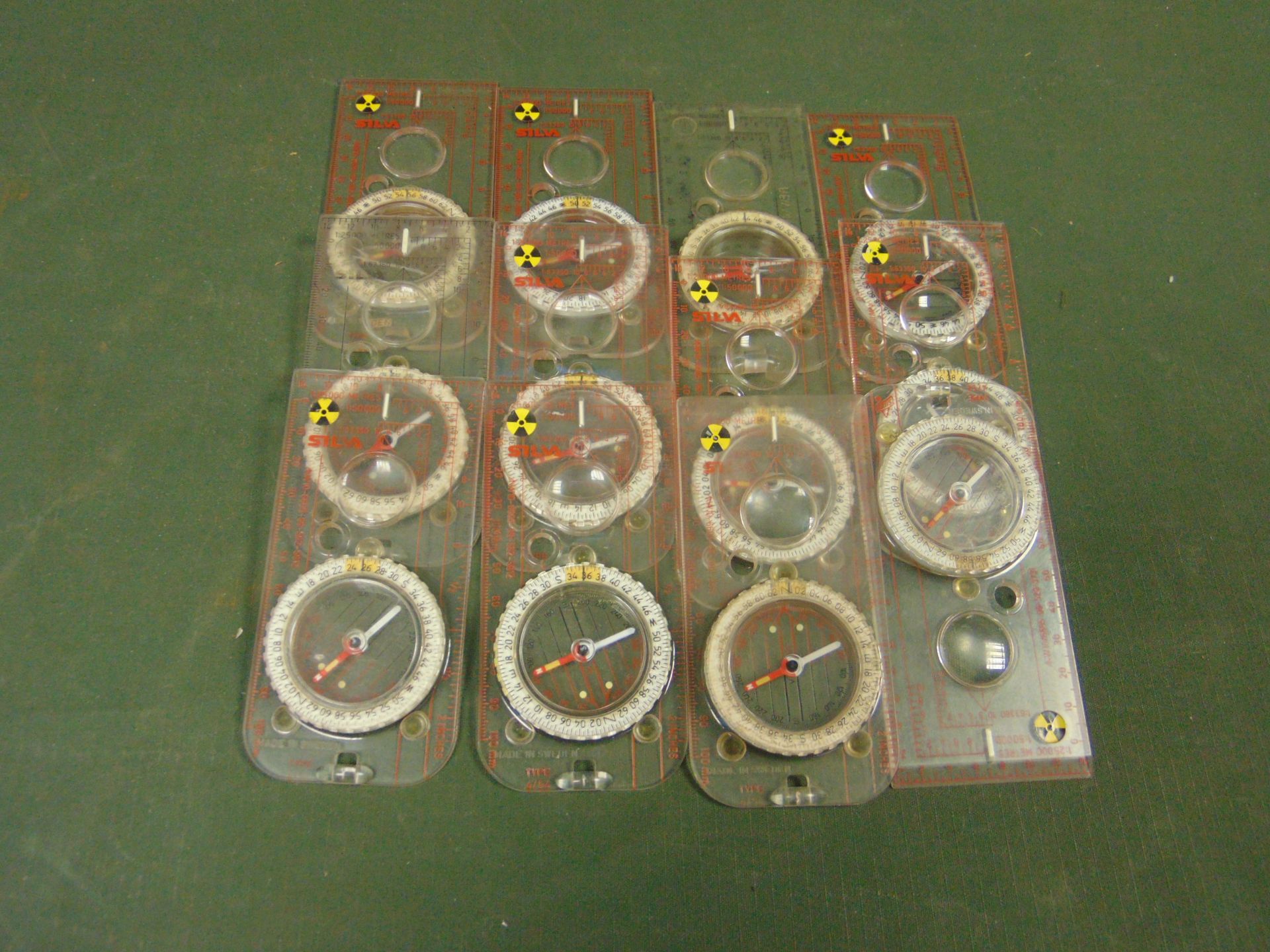 12x SILVA MAP READING COMPASS - Image 3 of 6