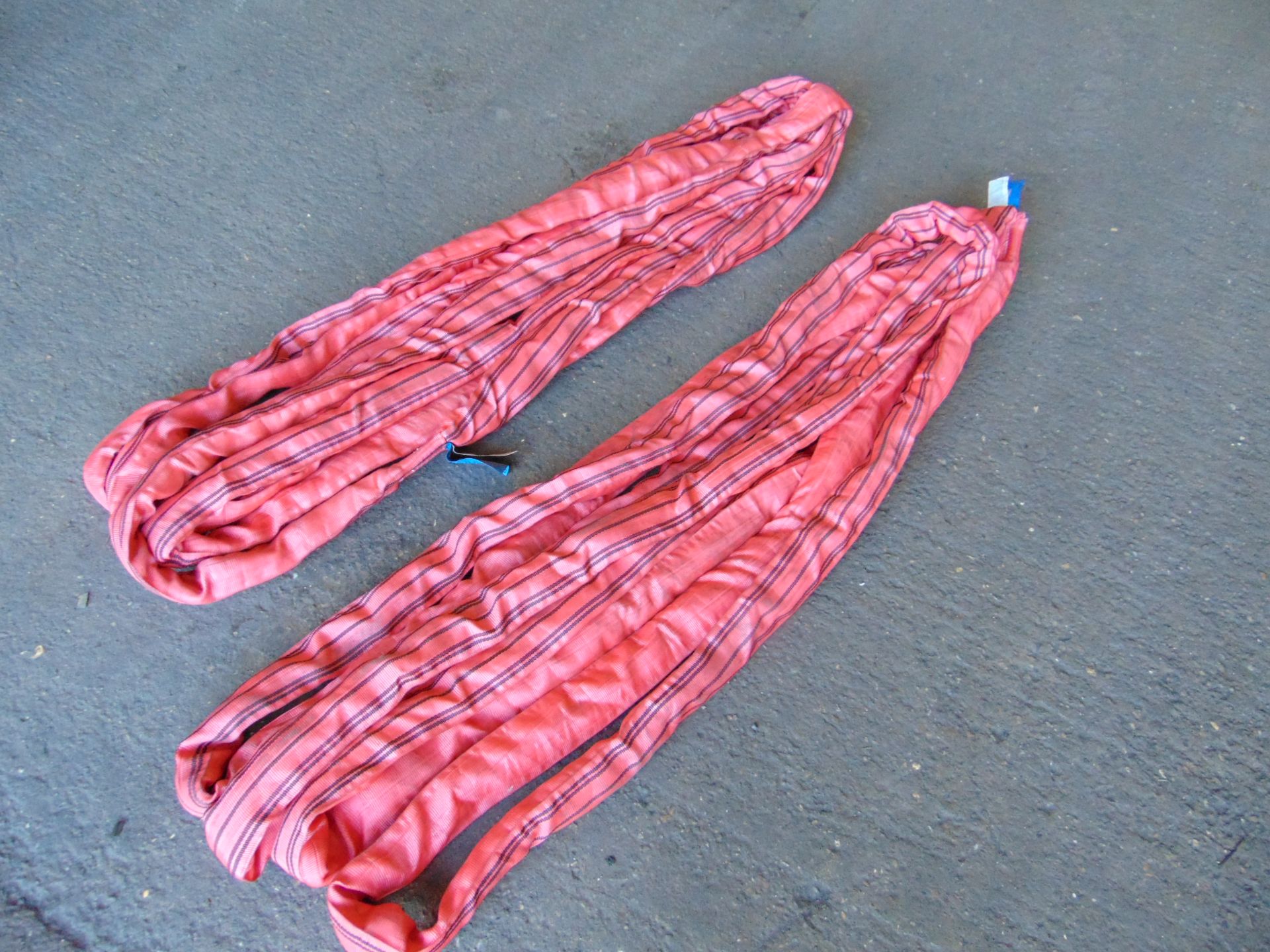Qty 2 x SpanSet 5m 5 Ton Recovery Round Slings