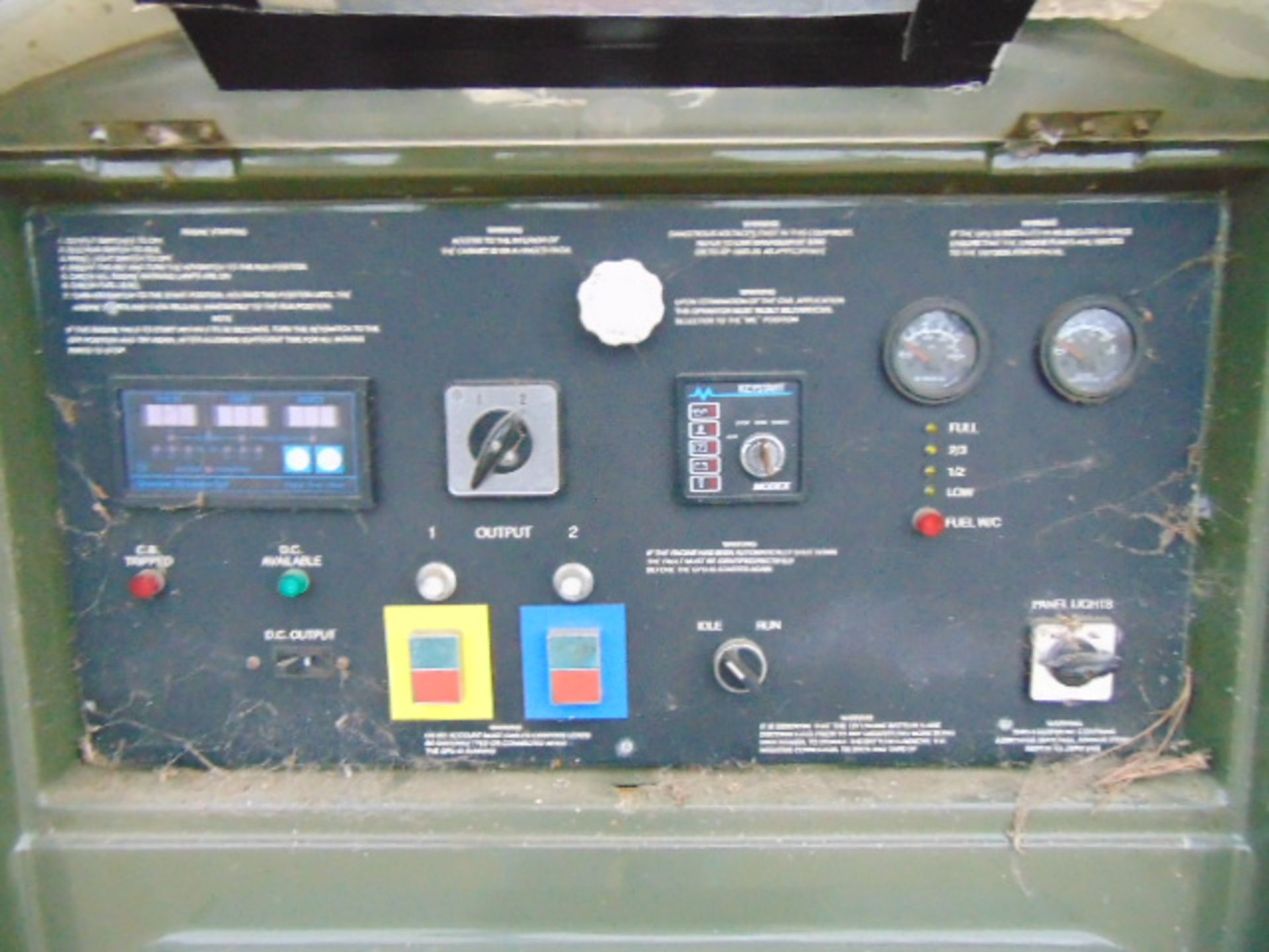 Ex Uk Royal Air Force Trailer Mounted 25 KVA Generator - Image 7 of 13