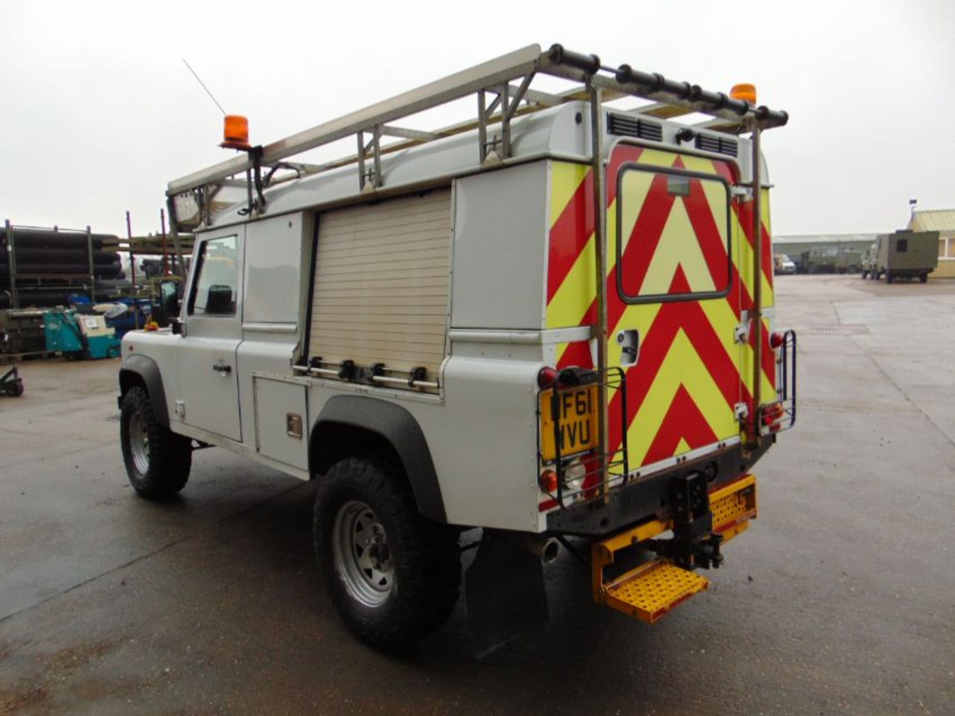 2011 Land Rover Defender 110 Puma hardtop 4x4 mobile workshop with Winch Etc. From UK Utility Co. - Image 8 of 31
