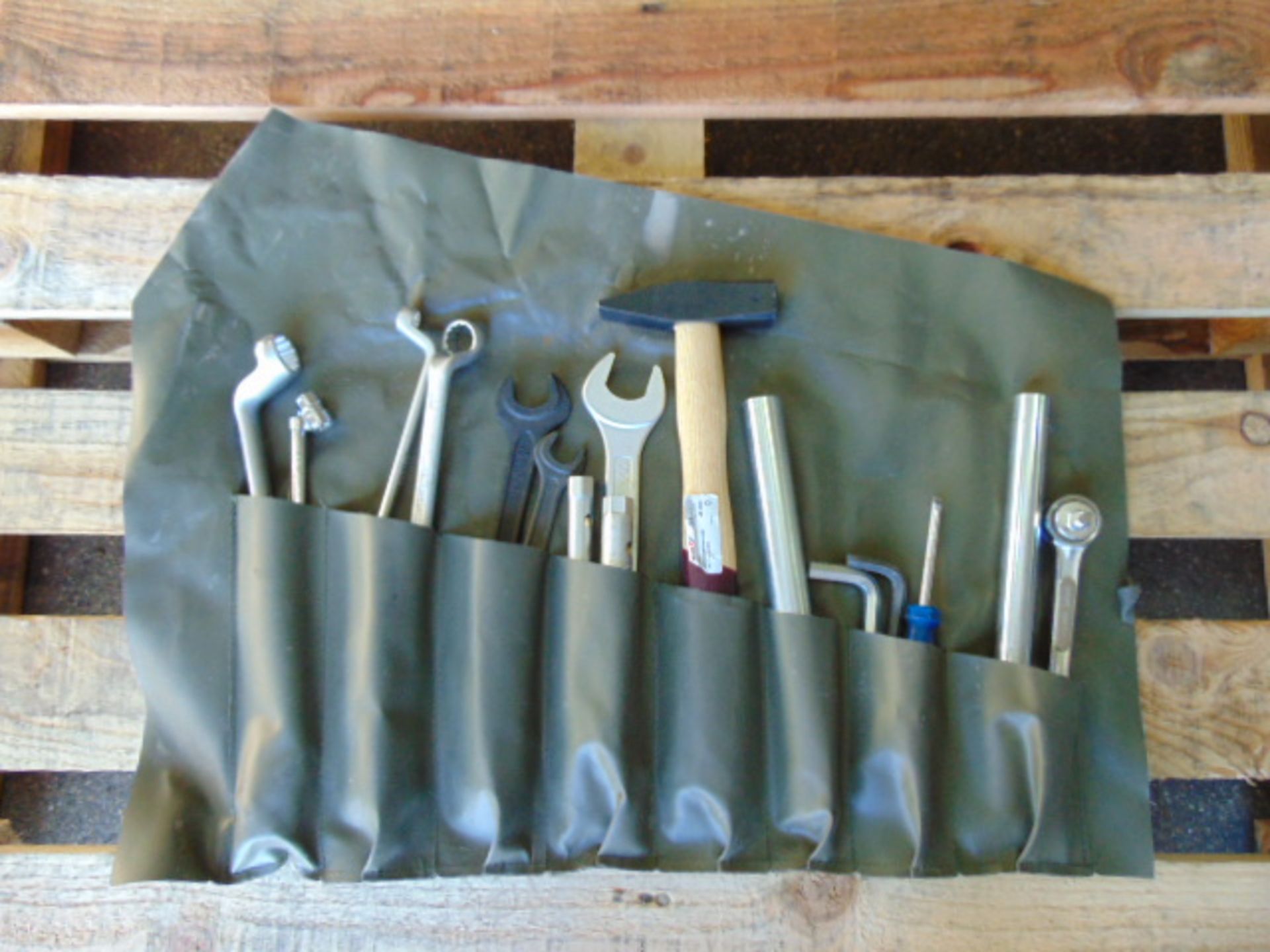 Unissued Land RoverTool Roll c/w Tools