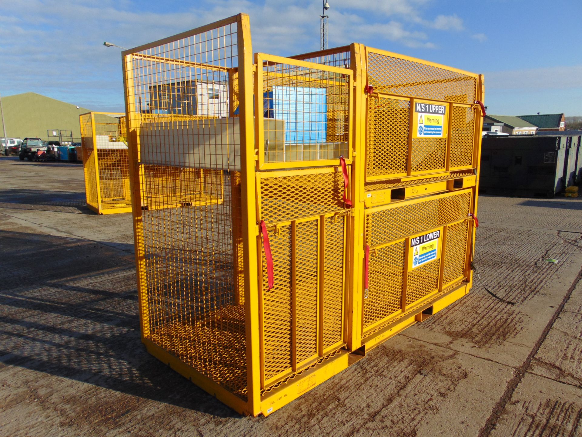 Drop Side Cage Pallet / Triple Stillage Assy - Image 2 of 7