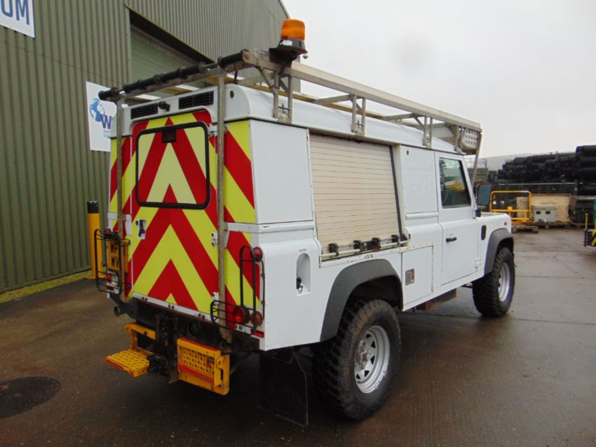 2011 Land Rover Defender 110 Puma hardtop 4x4 mobile workshop with Winch Etc. From UK Utility Co. - Image 6 of 31