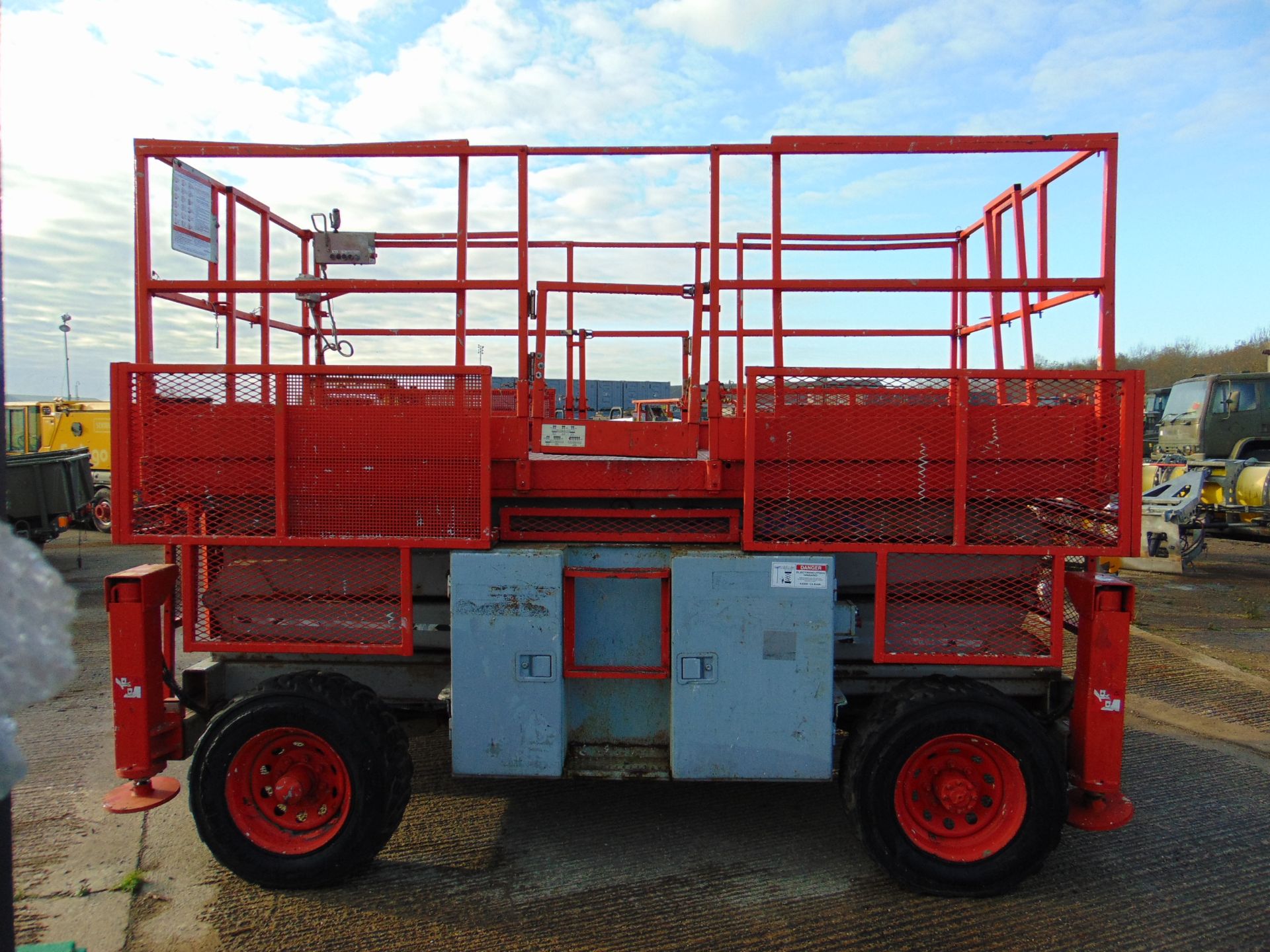 SkyJack SJ8831 Rough Terrain Diesel Scissor Lift ONLY 1,980 Hours! - Image 6 of 18