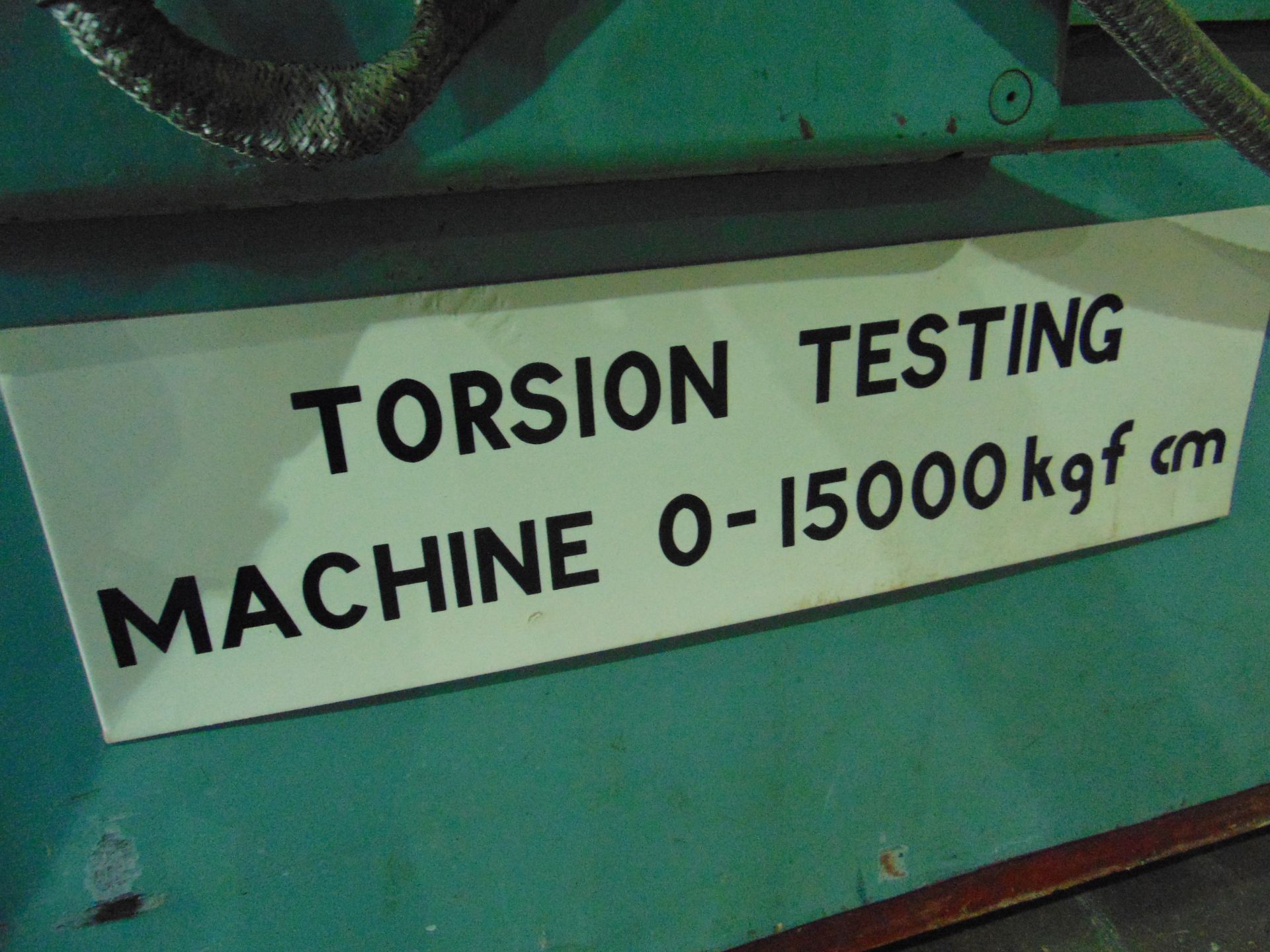 Vintage Avery Torsion Testing System 0-15000 Kgf - Image 11 of 12