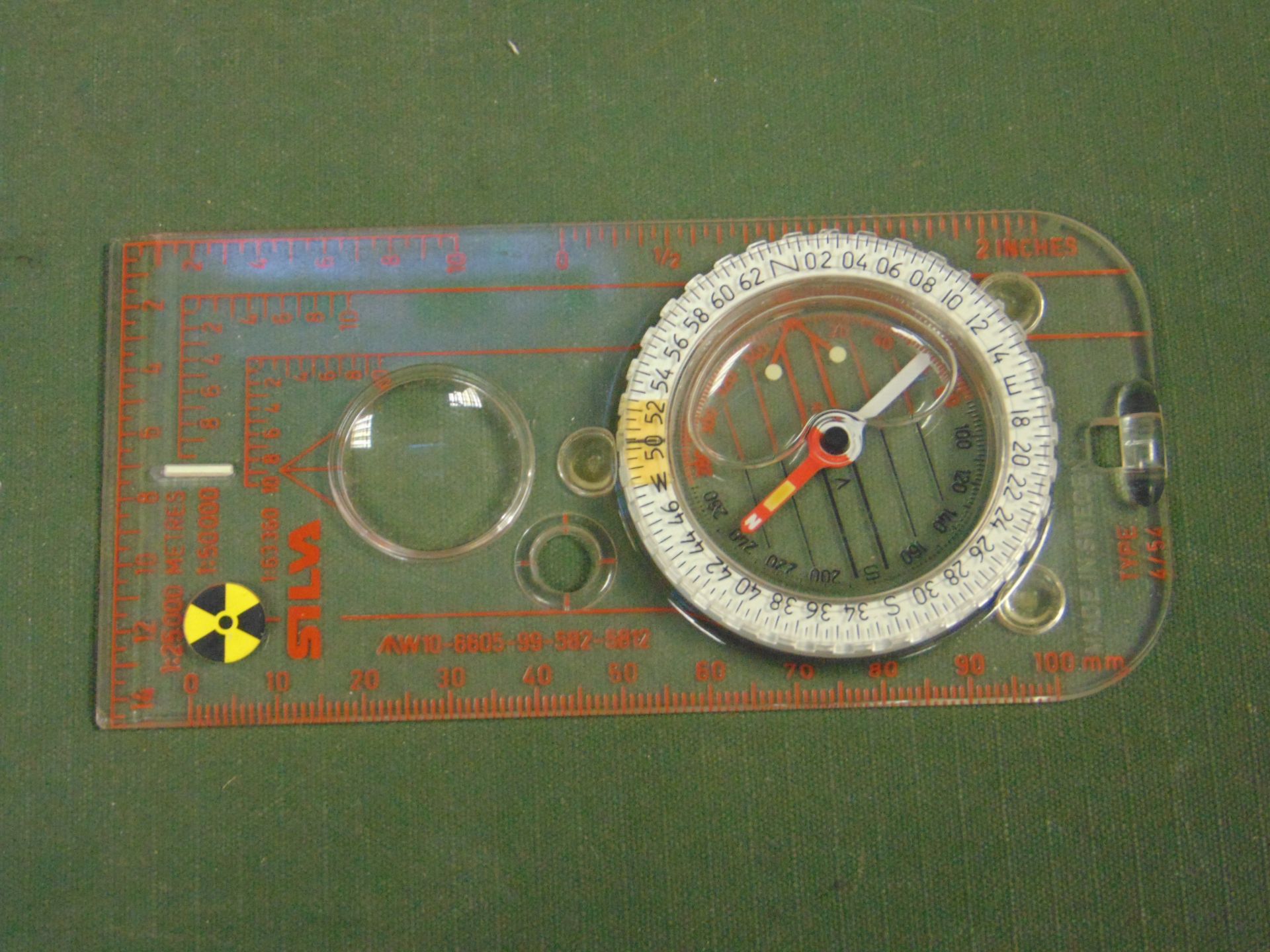 12x SILVA MAP READING COMPASS - Image 4 of 6