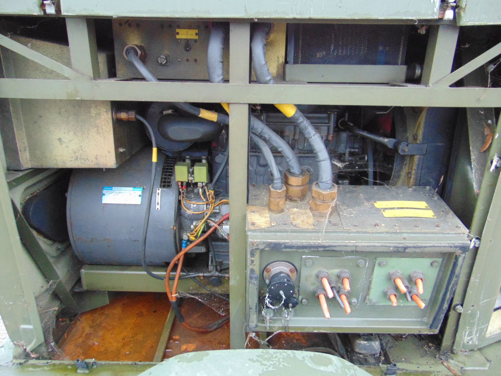 Ex Uk Royal Air Force Trailer Mounted 25 KVA Generator - Image 8 of 13