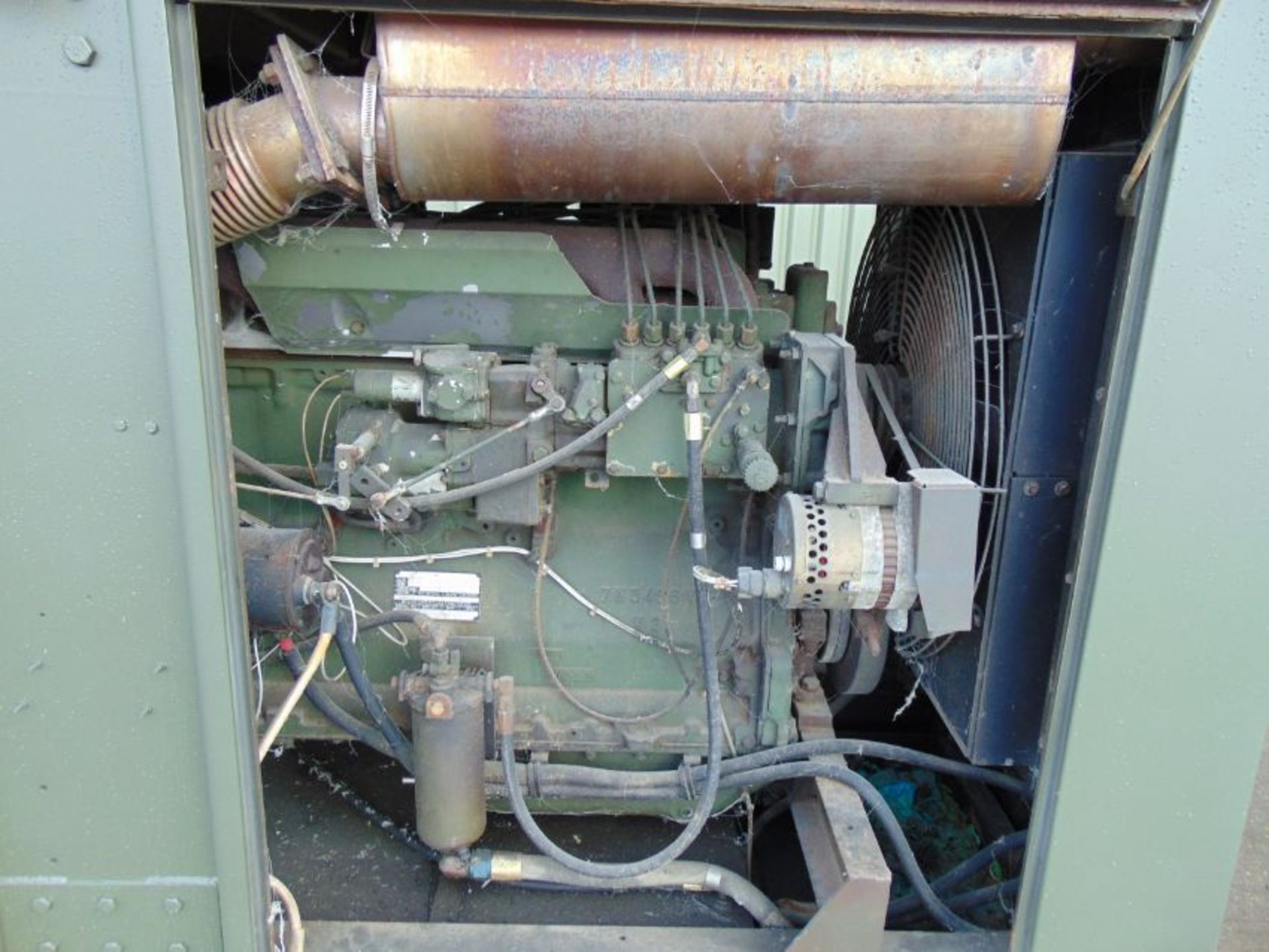 100KW MEP007B 125 KVA Portable Caterpillar Diesel Generator ONLY 223 Hours! - Image 13 of 19