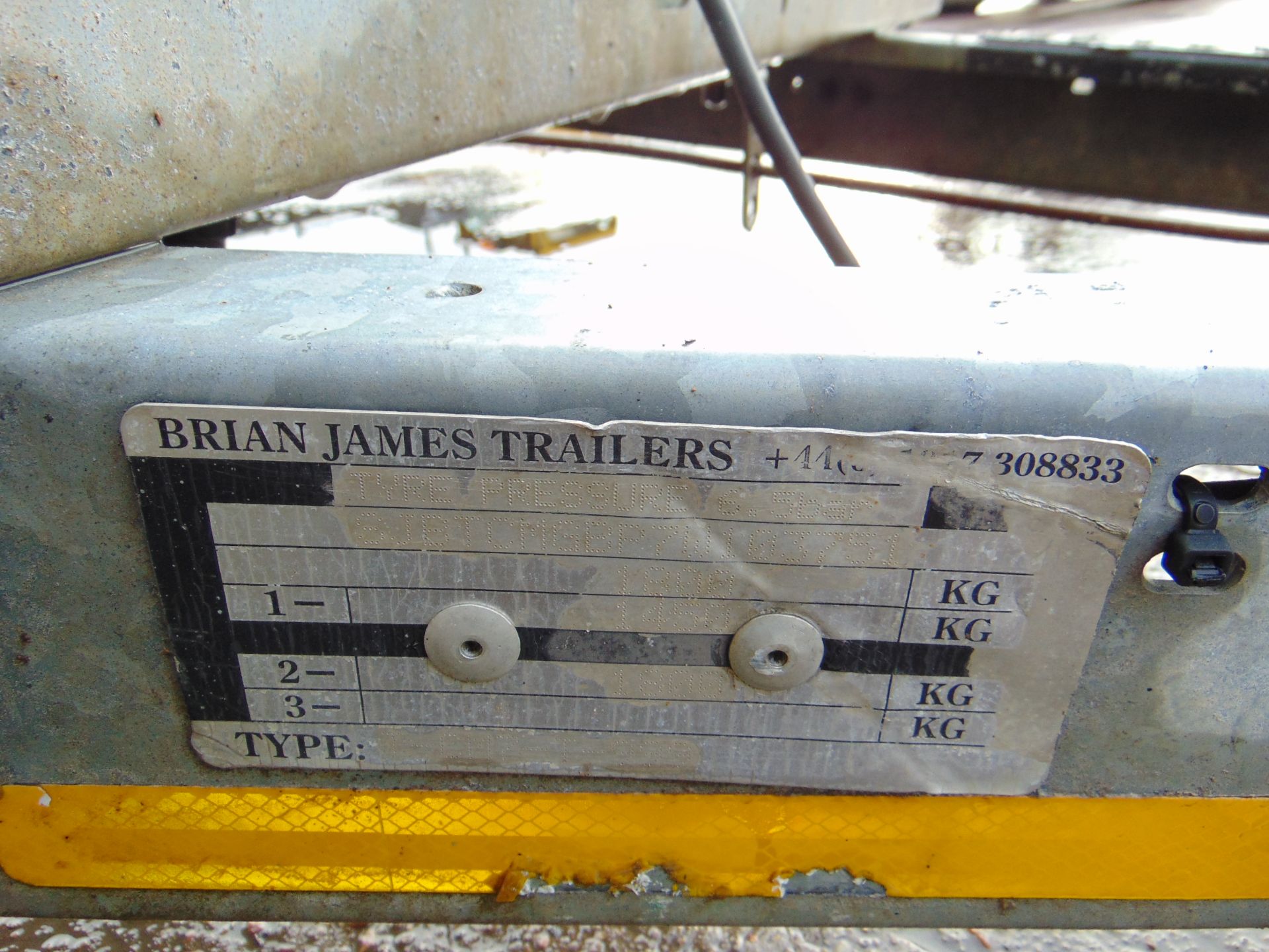 Brian James Single Axle Car Transporter Trailer - Image 12 of 12