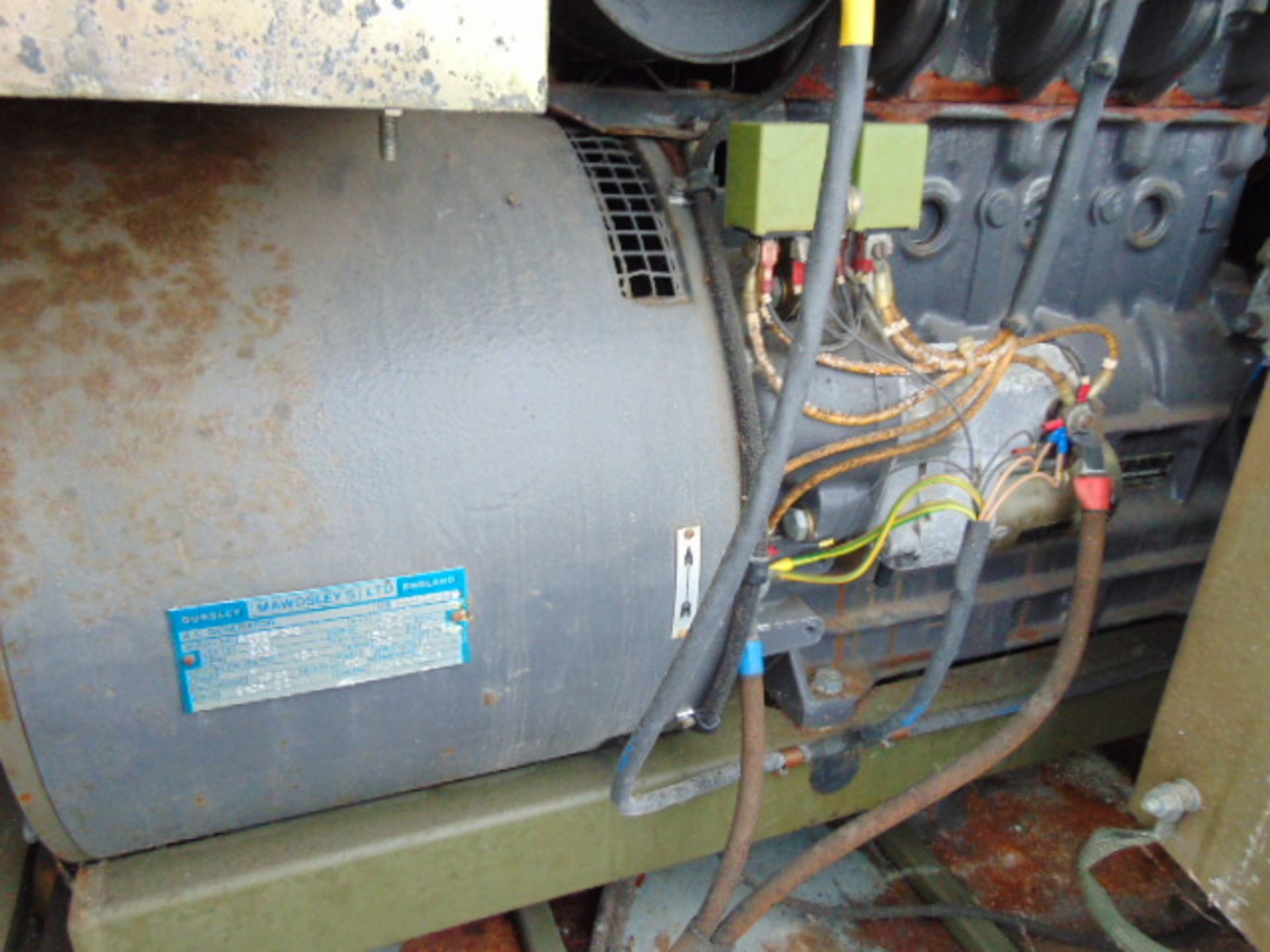 Ex Uk Royal Air Force Trailer Mounted 25 KVA Generator - Image 10 of 13