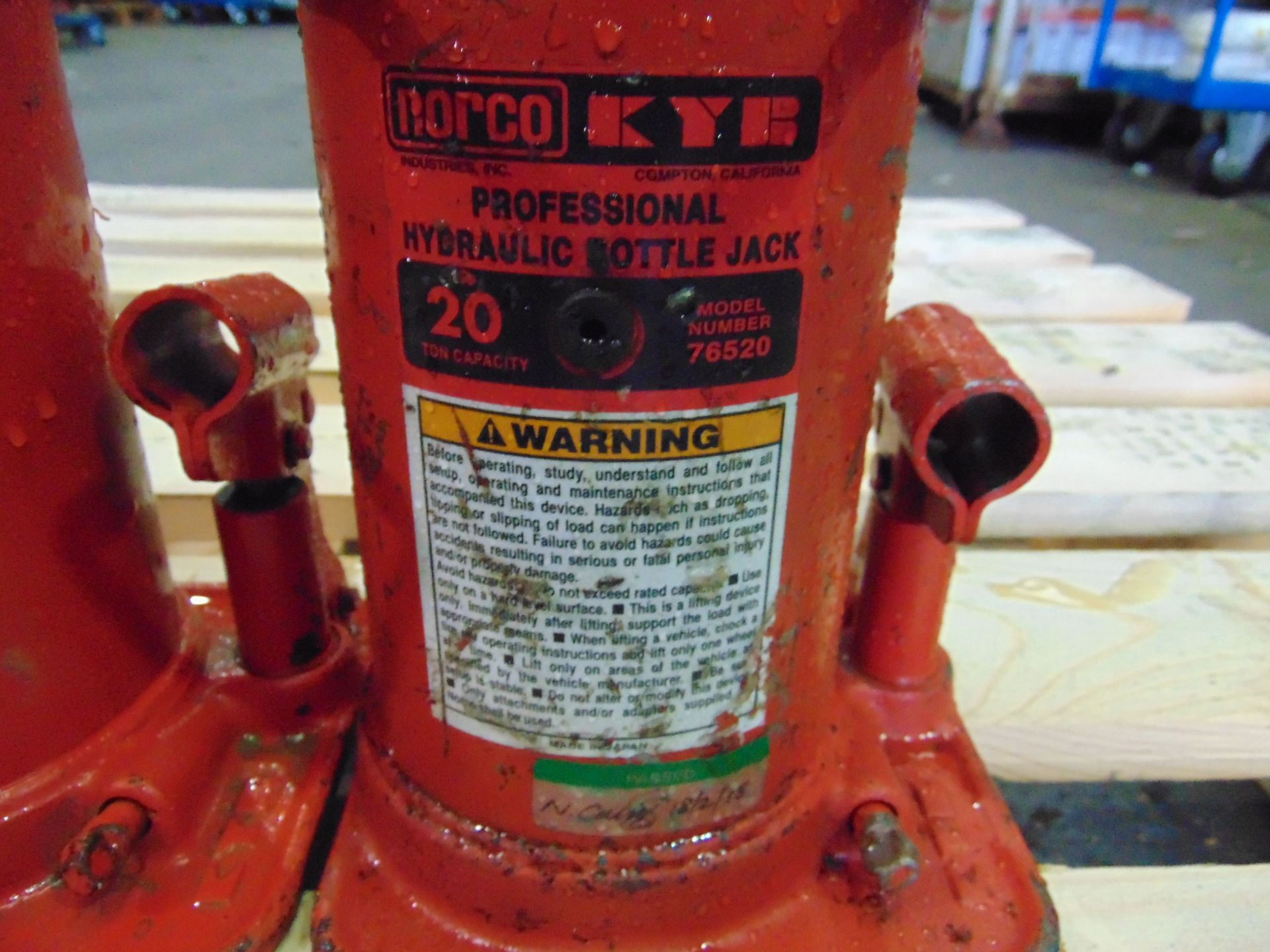 Q 3 x 20 Tonne Hydraulic Jacks - Image 4 of 5