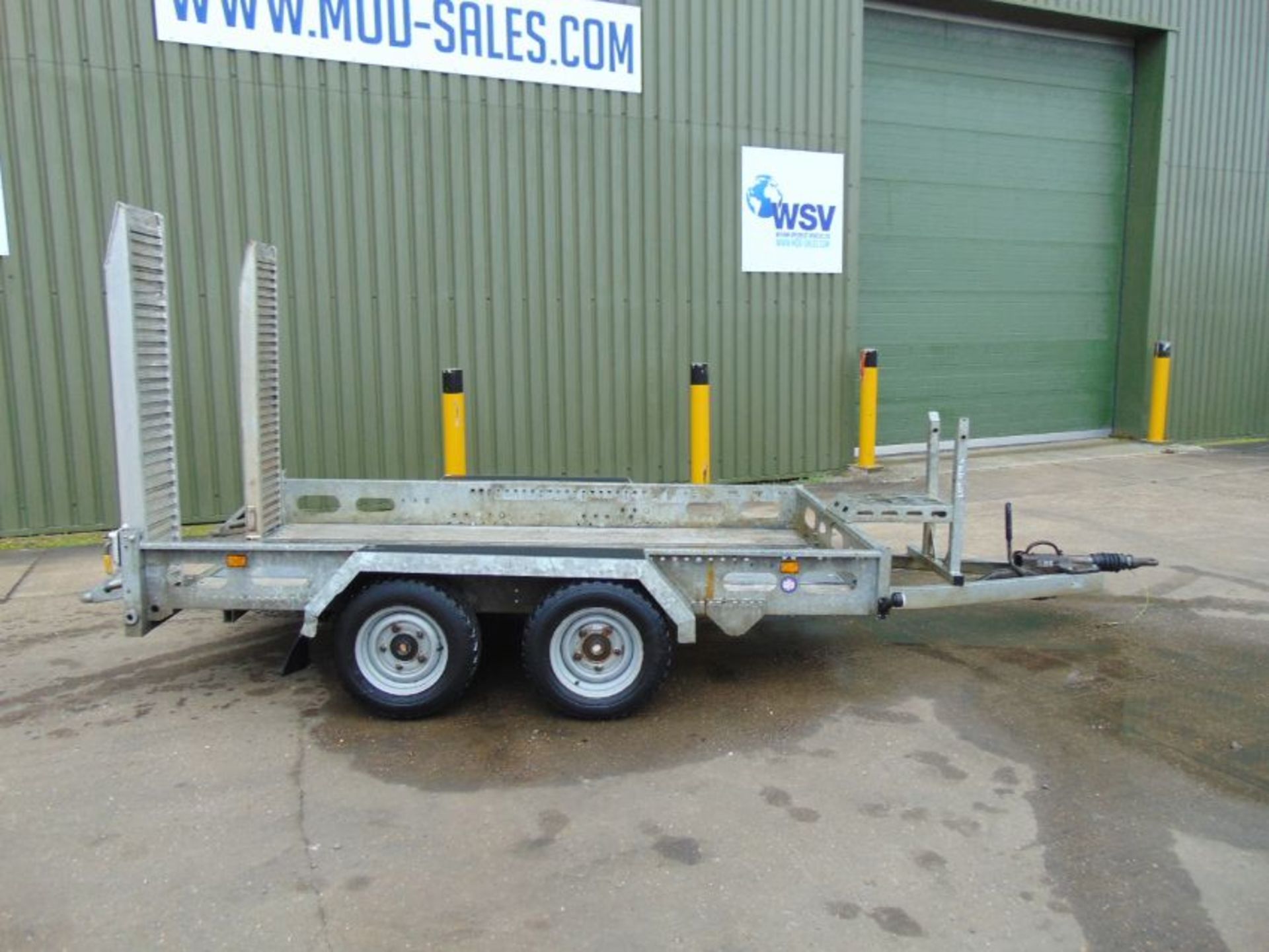 Indespension 3,500kg Twin Axle Plant Trailer c/w Ramps - Image 8 of 14