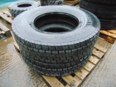 2 x Continental Regional Traffic HDR 11 R 22.5 Tyres