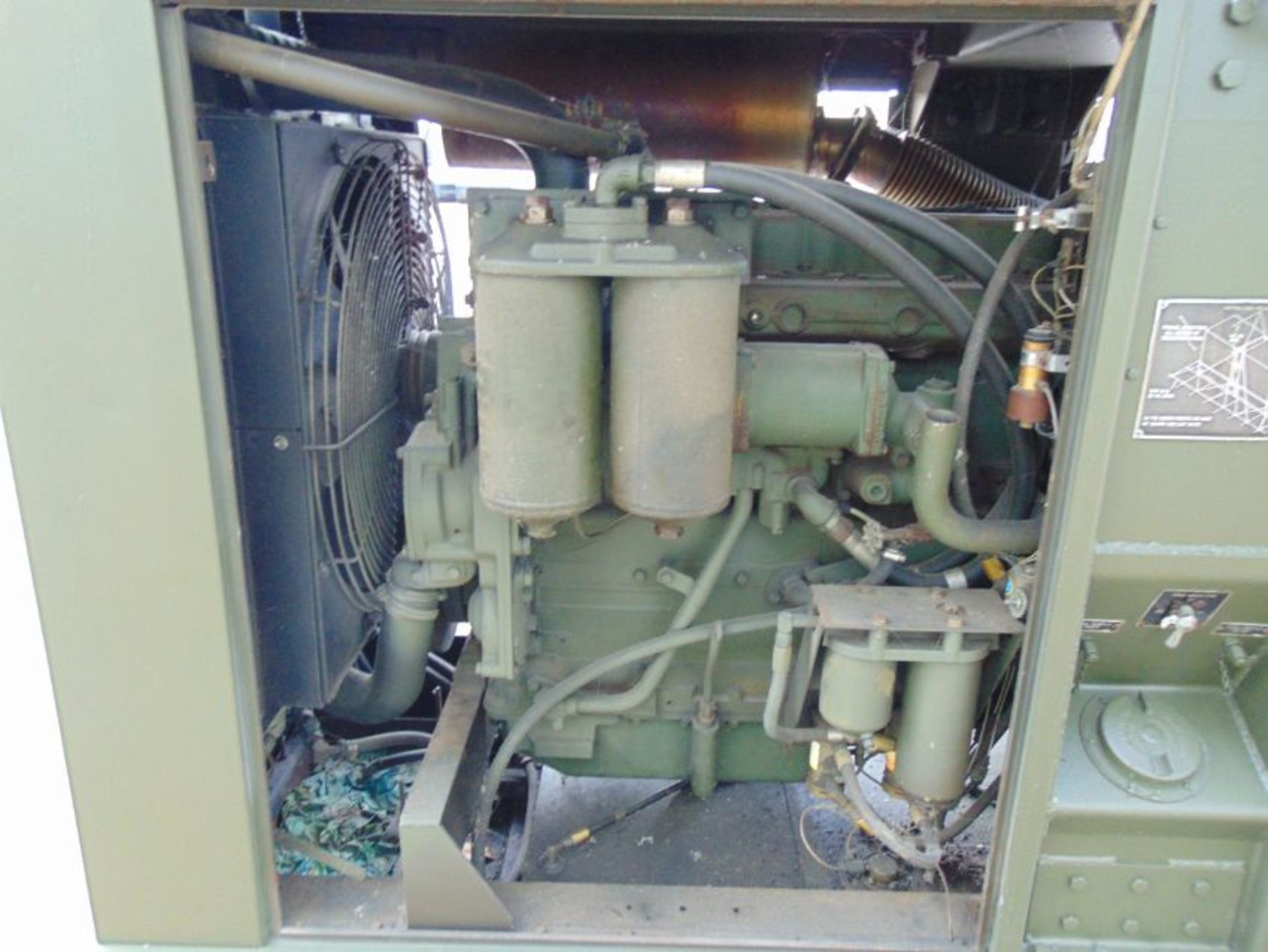 100KW MEP007B 125 KVA Portable Caterpillar Diesel Generator ONLY 223 Hours! - Image 16 of 19