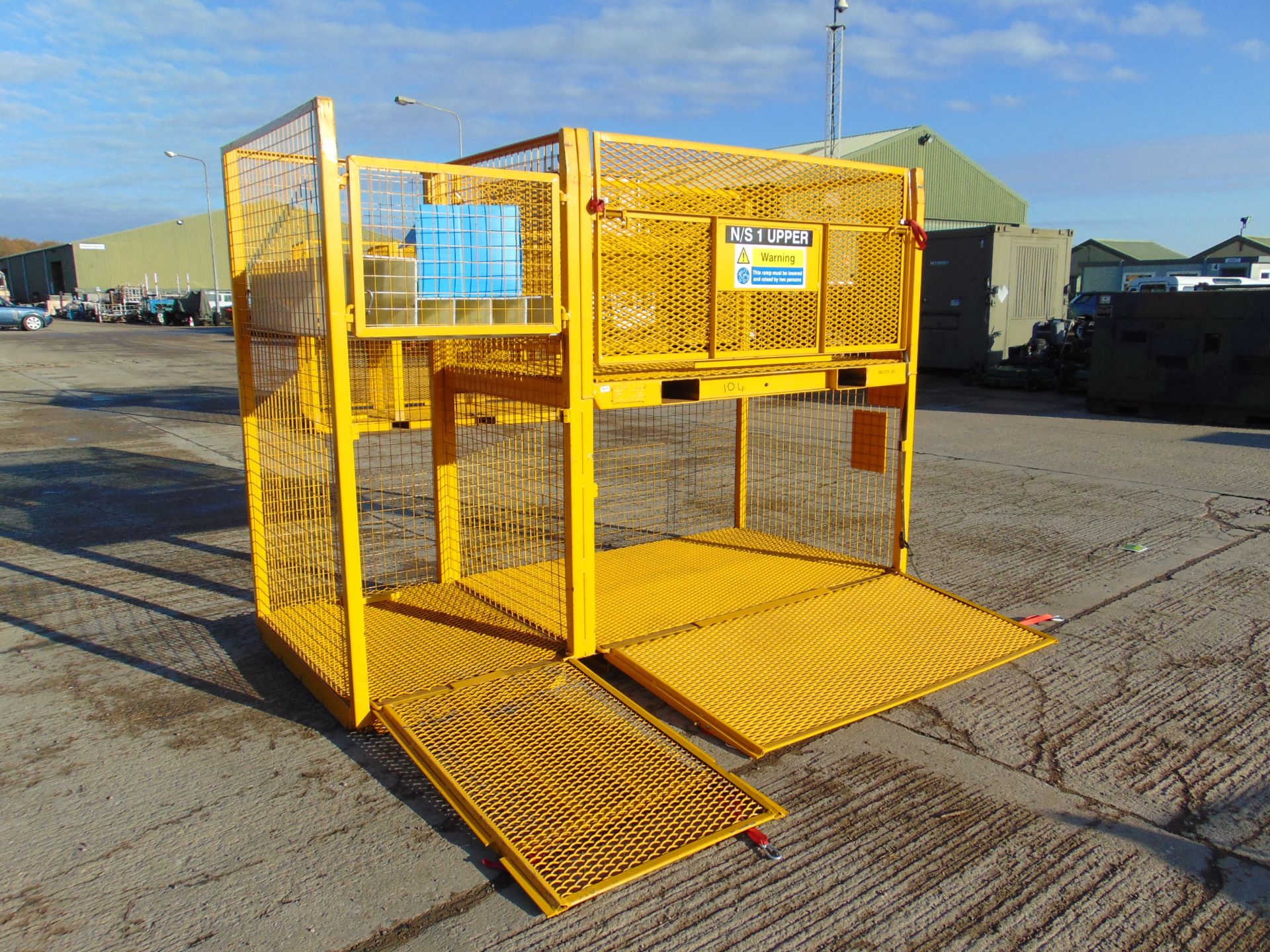 Drop Side Cage Pallet / Triple Stillage Assy - Image 4 of 7