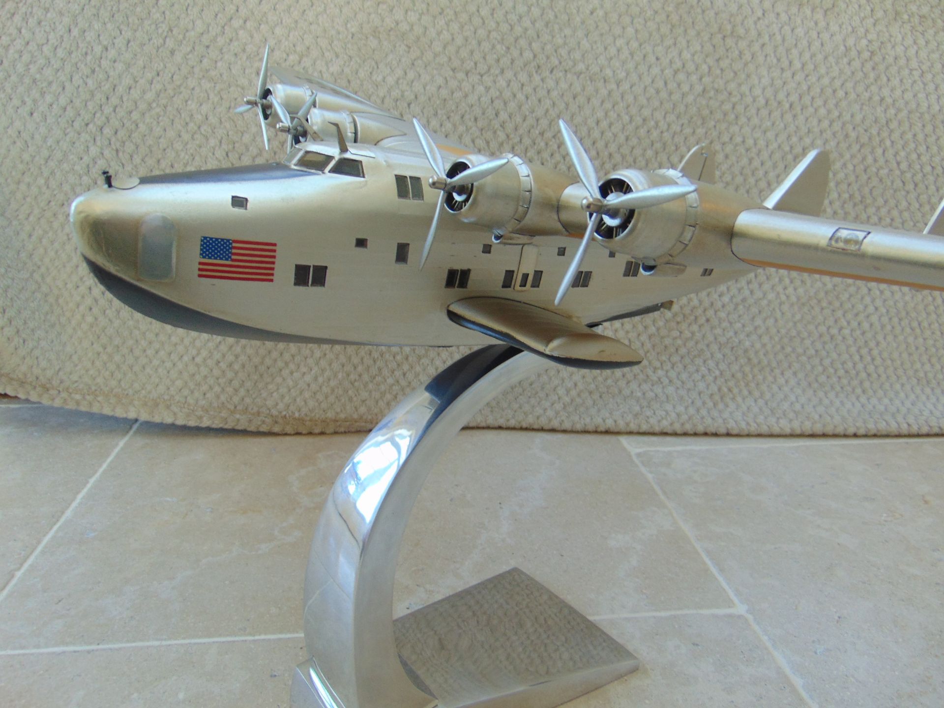 SUPERB SCALE MODEL OF THE BOEING 314 DIXIE CLIPPER - Image 8 of 24