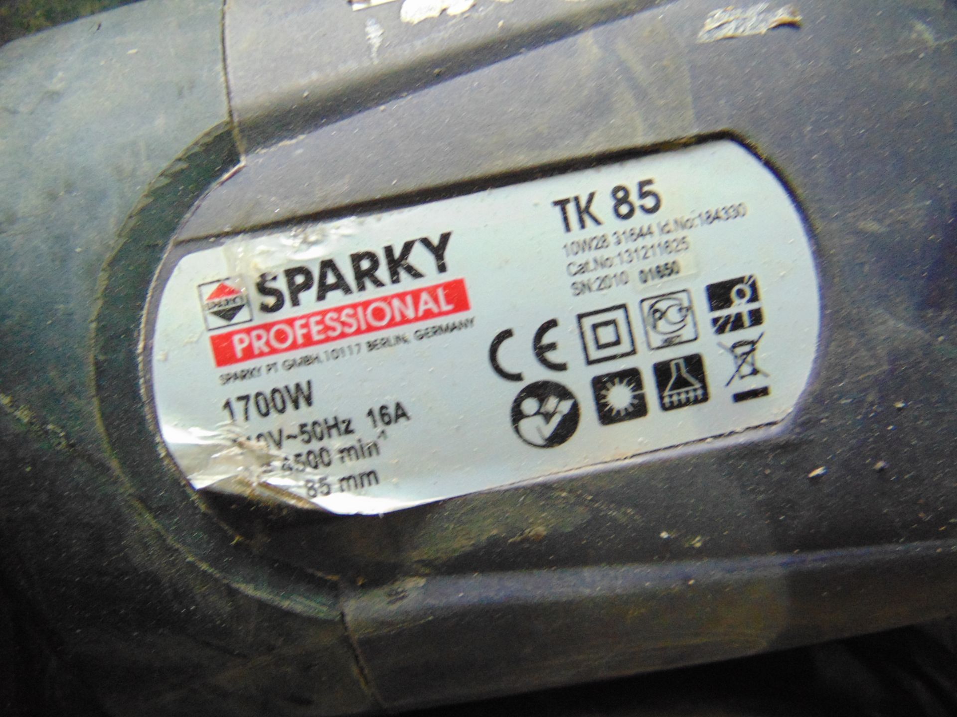 Sparky TK85 Circular Saw 110v - Image 5 of 6