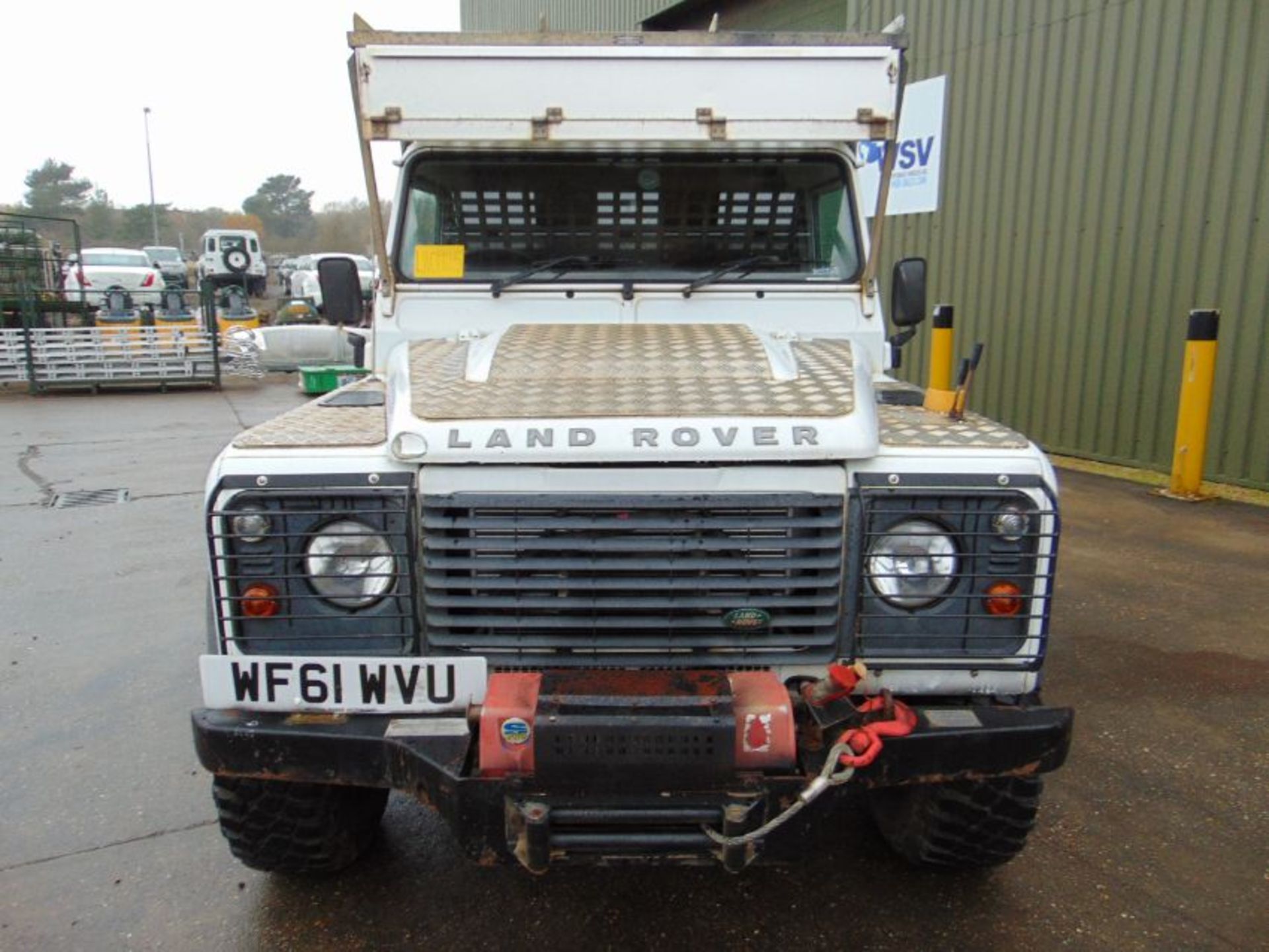 2011 Land Rover Defender 110 Puma hardtop 4x4 mobile workshop with Winch Etc. From UK Utility Co. - Image 2 of 31