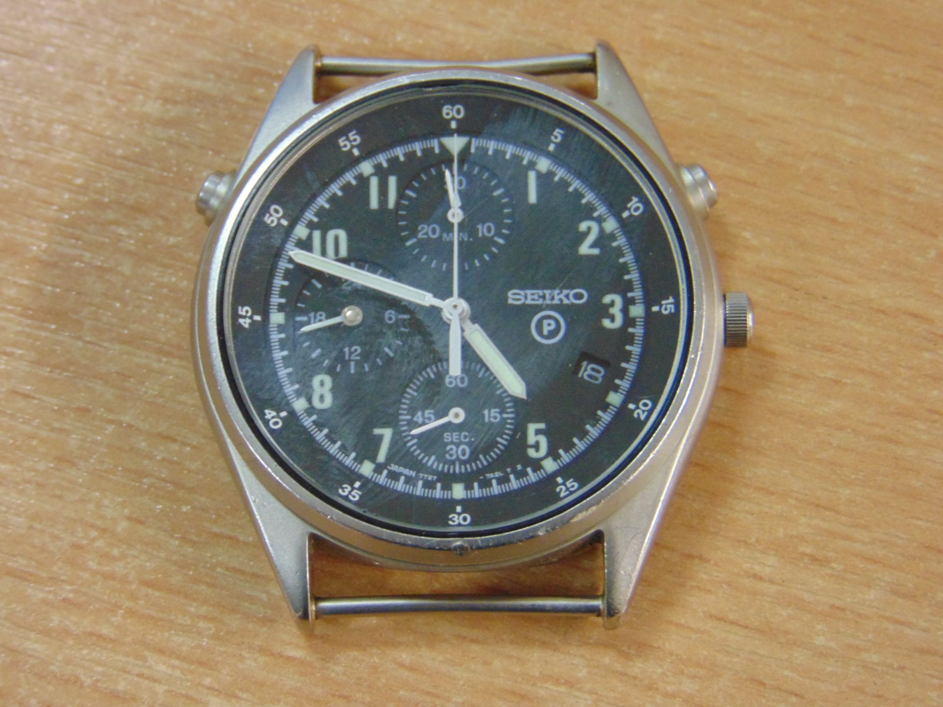 SEIKO GEN 2 RAF ISSUE PILOTS CHRONO NATO MARKED DATED 1993 - Image 3 of 9