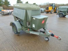 Ex Uk Royal Air Force Trailer Mounted 25 KVA Generator