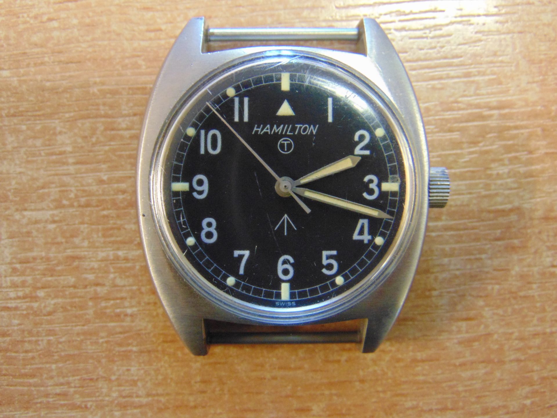 VERY VERY RARE!!!! HAMILTON MECHANICAL W10 SERVICE WATCH DATED 1973 UNISSUED CONDITION - Image 3 of 11