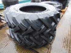 2 x Malhotra MIM 374 Implement 18 Ply 15.5/80-24 Agricultural Tyres Unused