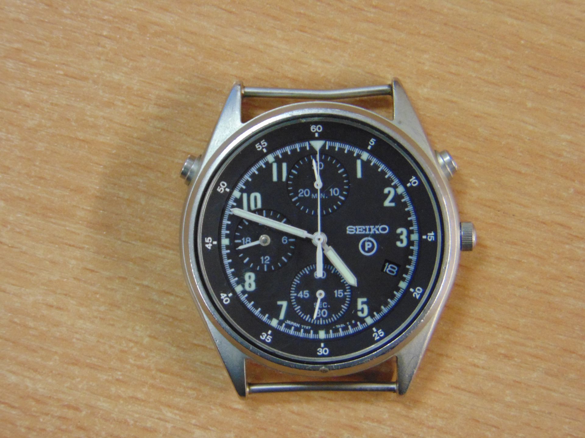 SEIKO GEN 2 RAF ISSUE PILOTS CHRONO NATO MARKED DATED 1993 - Image 4 of 9