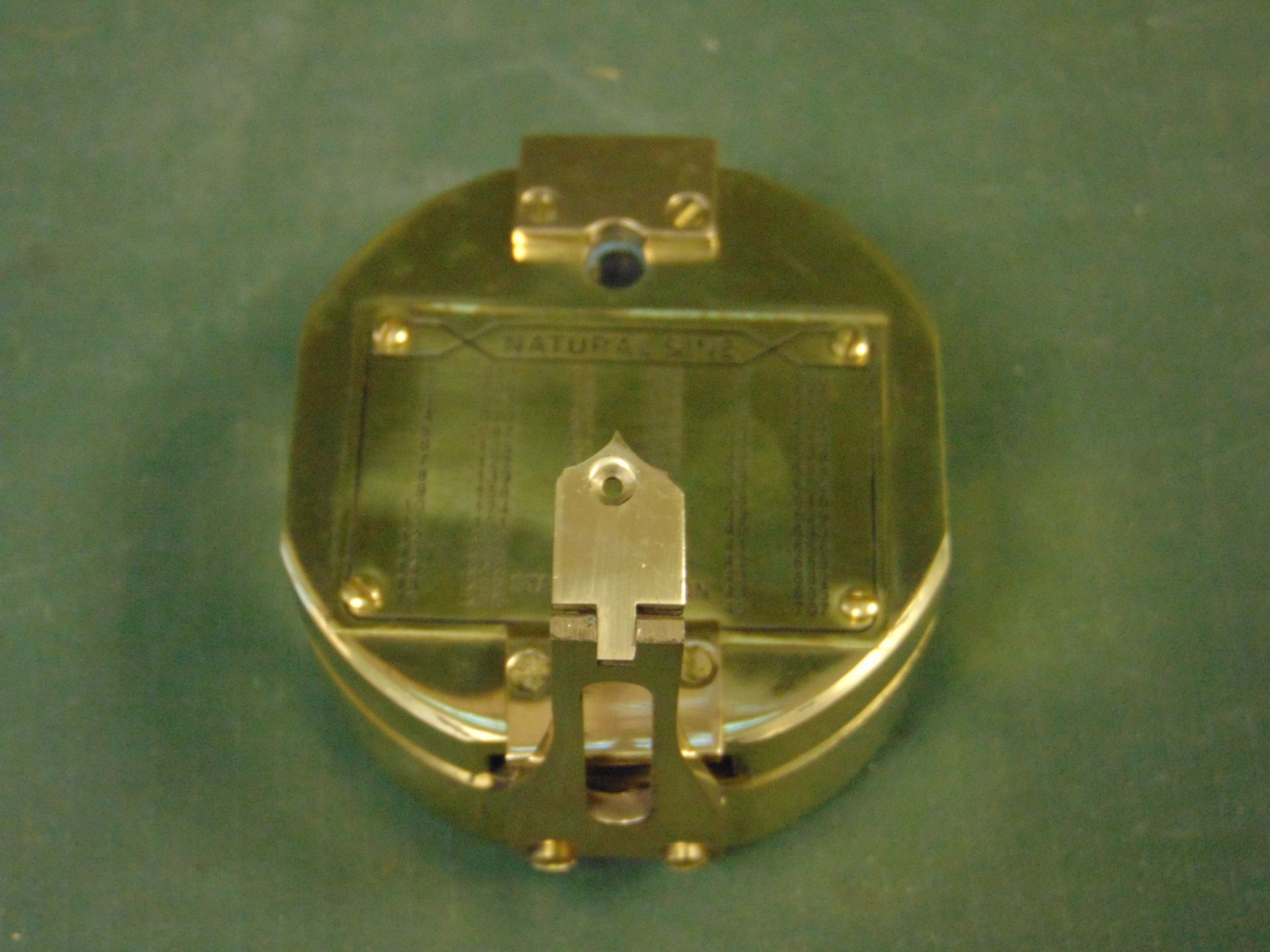 VERY NICE BRASS PRISMATIC COMPASS REPRO - Image 6 of 6