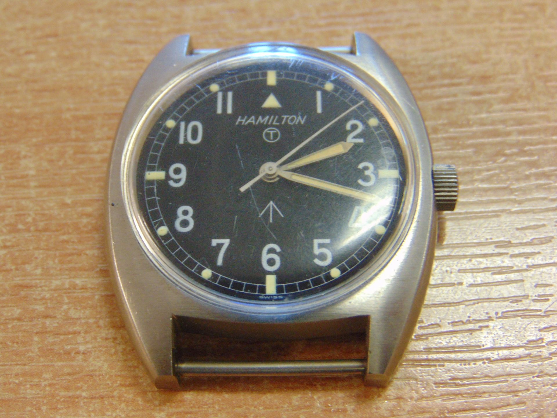 VERY VERY RARE!!!! HAMILTON MECHANICAL W10 SERVICE WATCH DATED 1973 UNISSUED CONDITION - Image 4 of 11