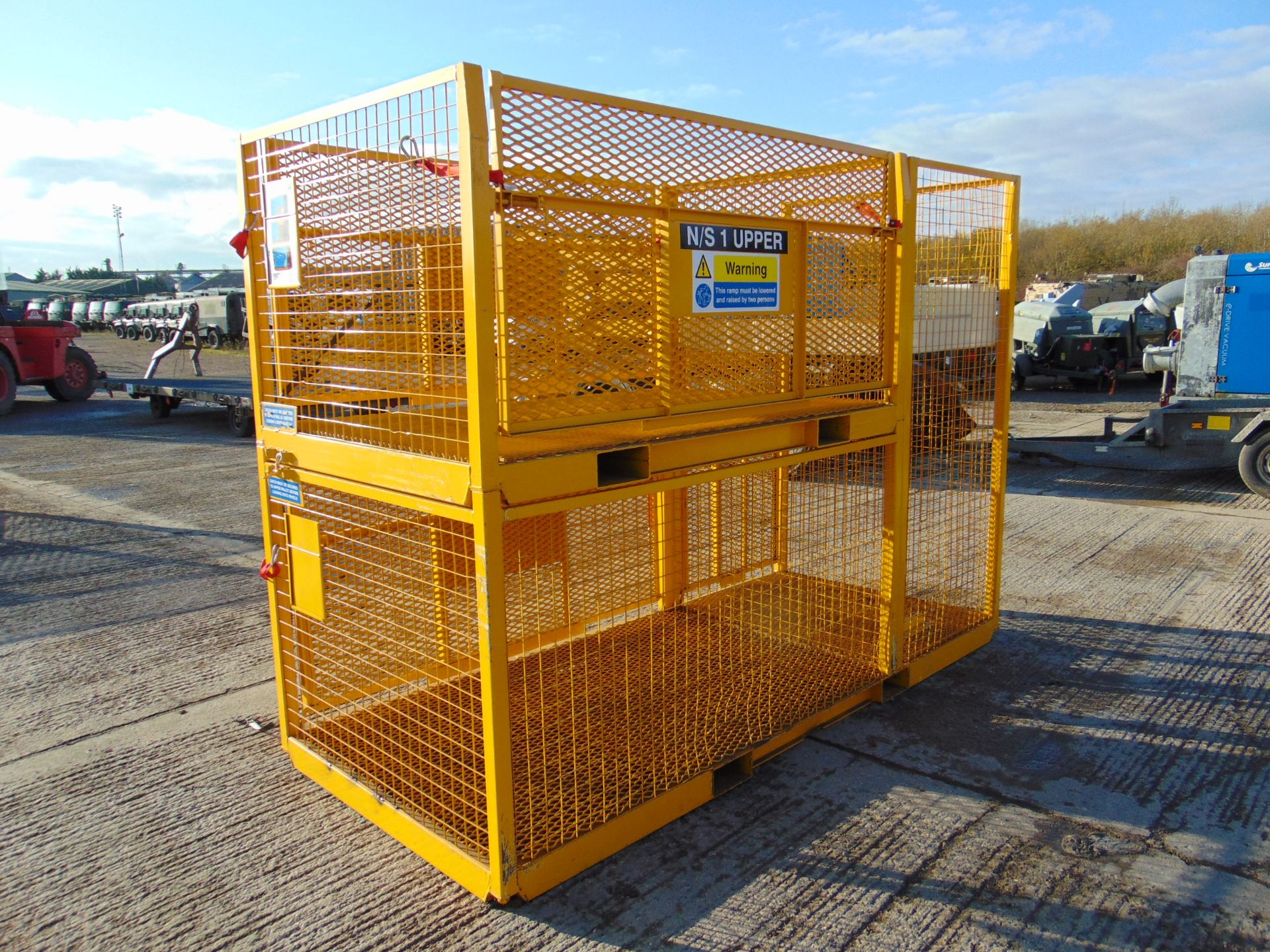 Drop Side Cage Pallet / Triple Stillage Assy - Image 3 of 7