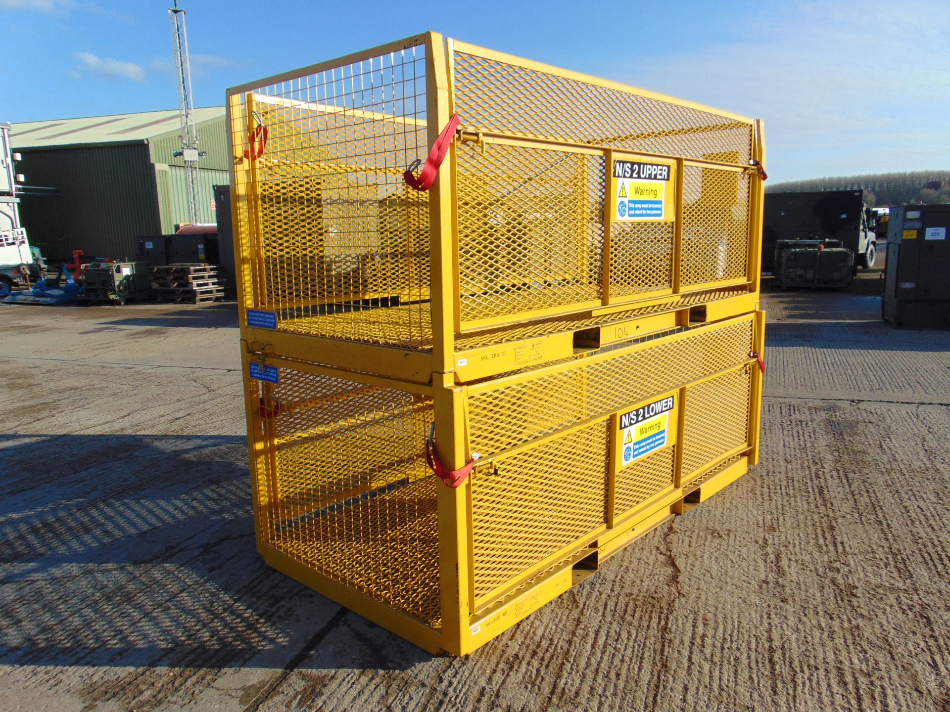 2 x Drop Side Cage Pallet / Stillages - Image 2 of 8