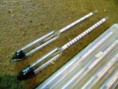 6 x Hydrometers as shown
