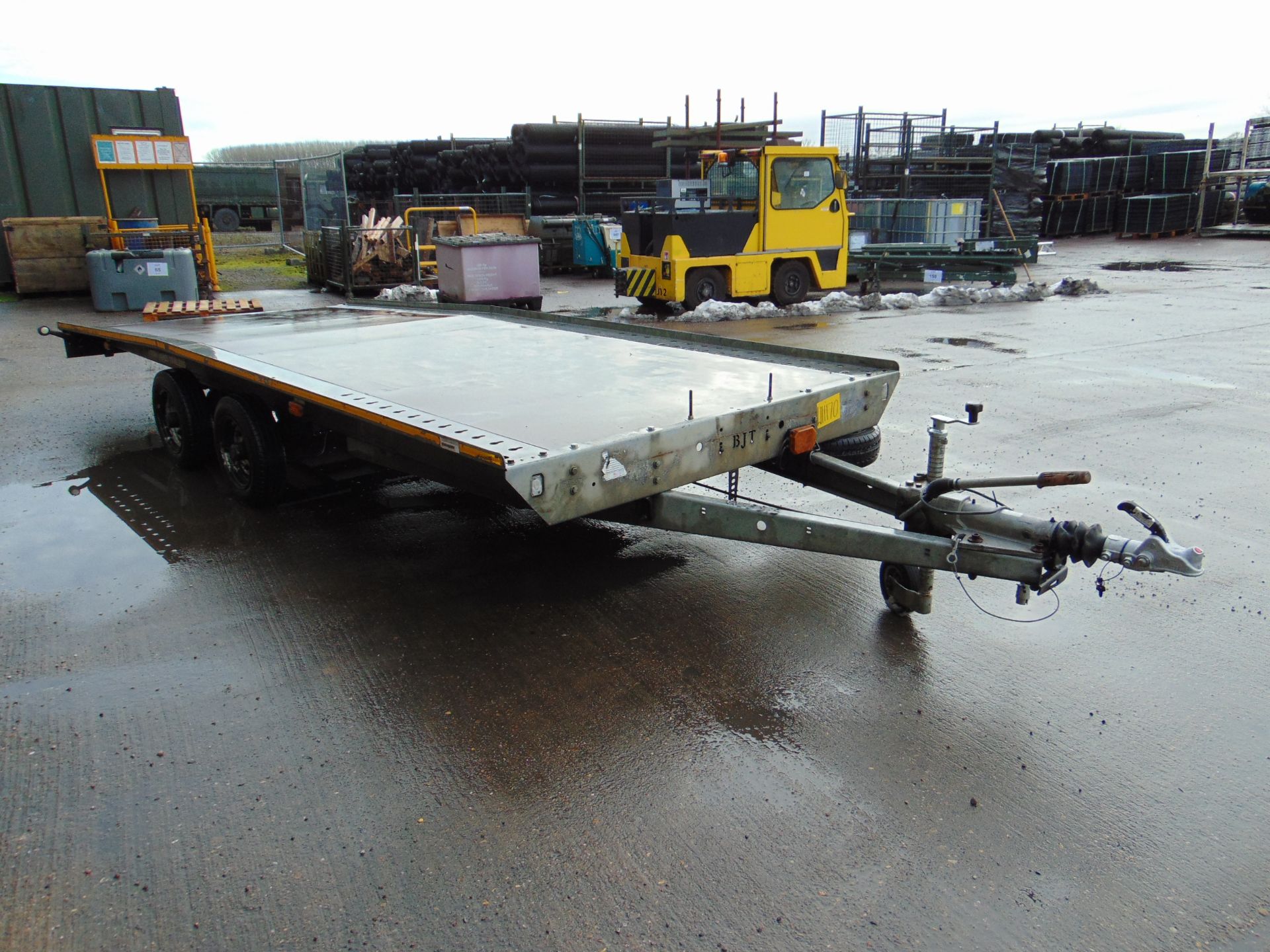 Brian James Twin Axle Car Transporter Trailer c/w Pull Out Ramps - Image 6 of 13