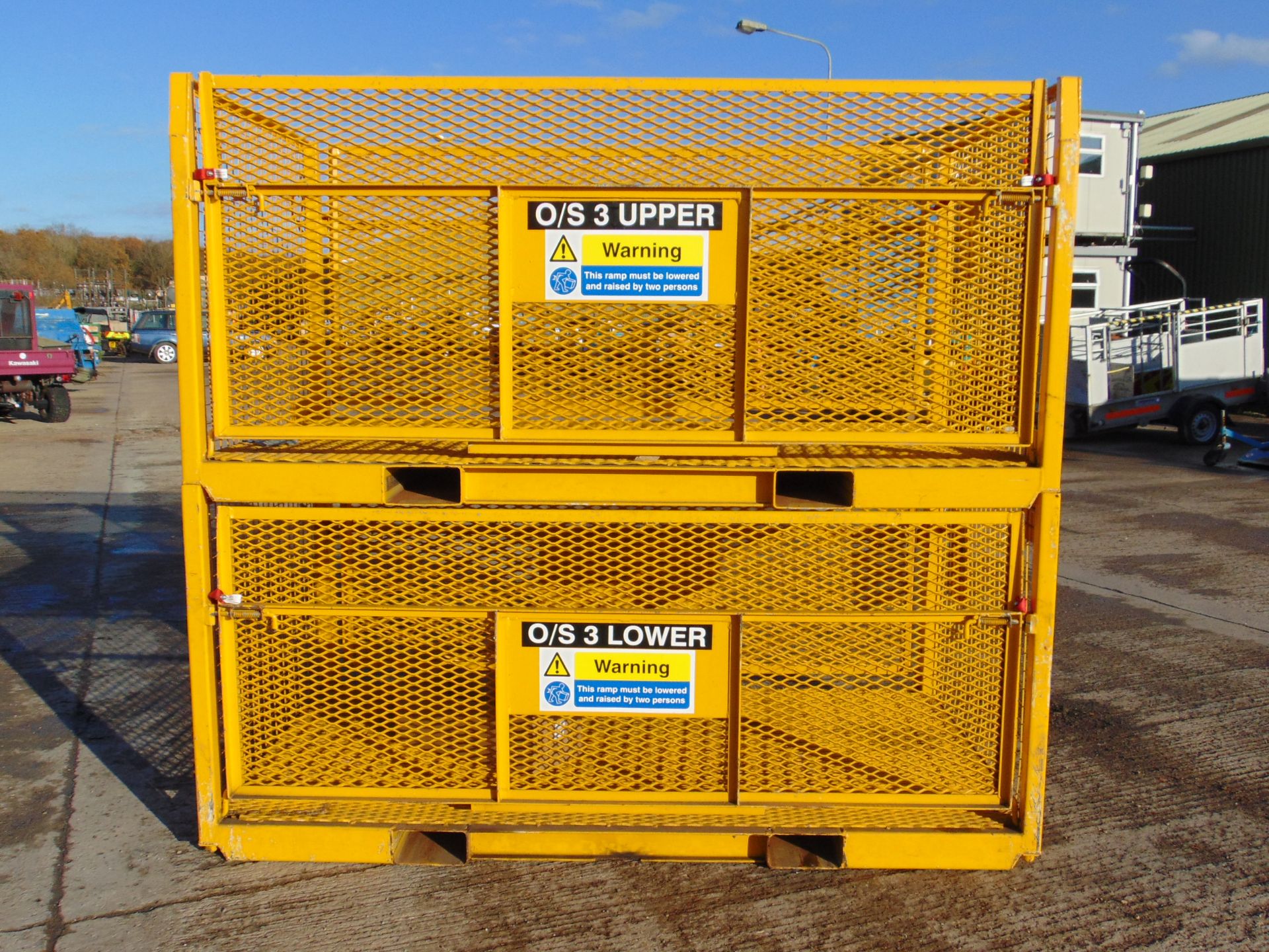 2 x Drop Side Cage Pallet / Stillages