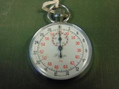 PRECISTA 1/10 SEC BRITISH ARMY STOP WATCH NATO MARKED DATED 1988