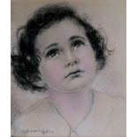 Ulrica Forbes (1900-1960) GERARD 'SMITHY' MENUHIN, pencil, pastel and chalk sketch; 32 x 28 cm