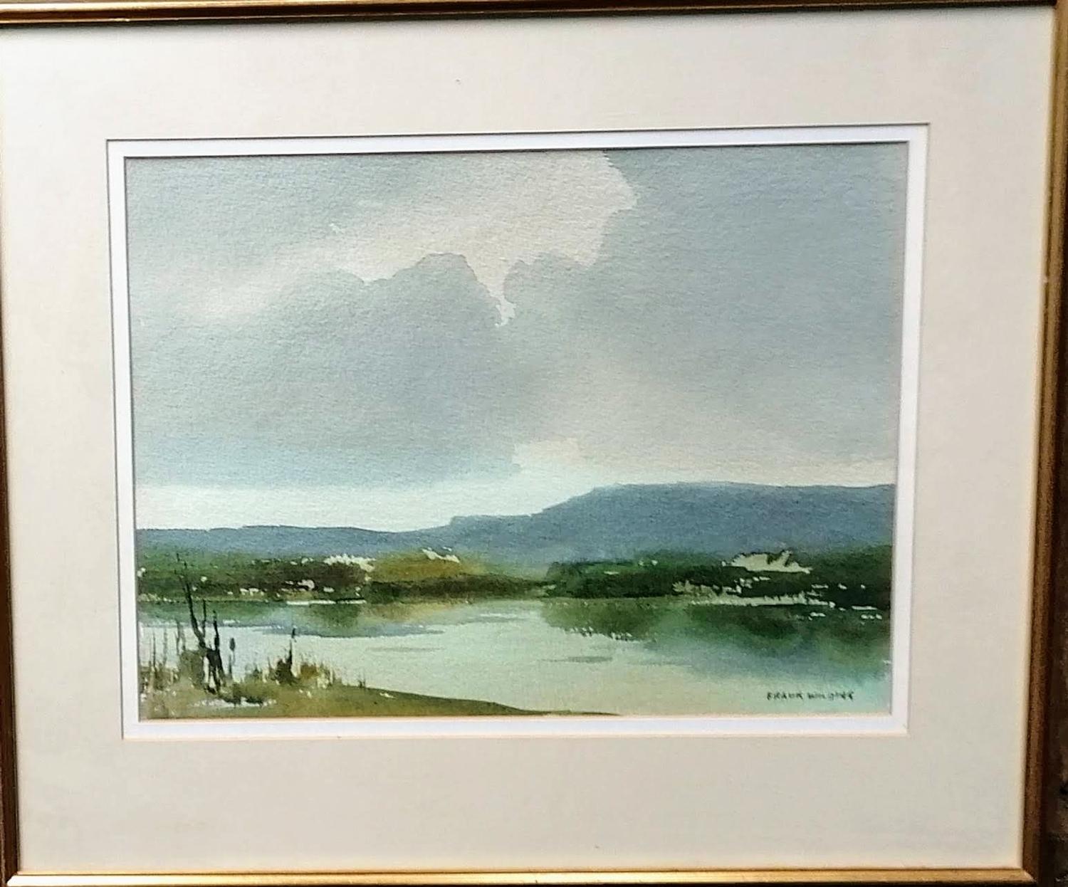 Frank Wilding, THE CALM BEFORE THE STORM, watercolour, 26.5 x 35.5 cm and Fred R. Fitzgerald, - Image 2 of 4