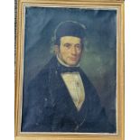 Unsigned, PORTRAIT OF A CLERGYMAN, oil on canvas, framed, 73 x 53 cm