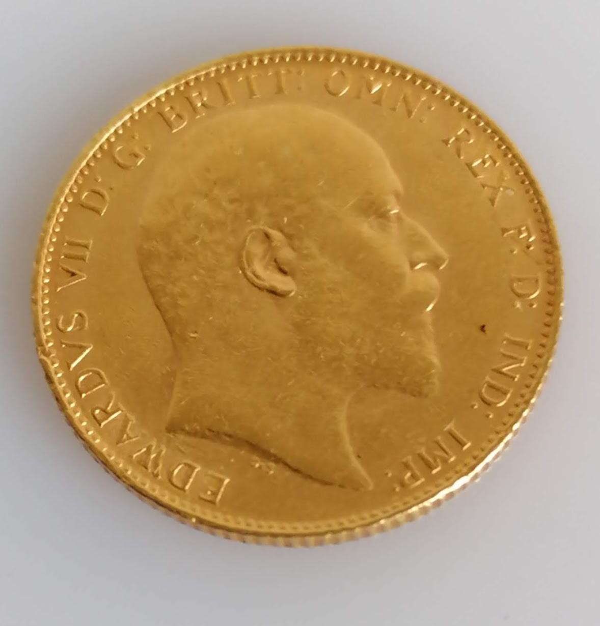 An Edwardian gold full-sovereign, 1907 - Image 2 of 2