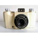 A cased Ilford Advocate Series 'Black Face' Camera, 1950's, with Wray Lustrar f/3.5 35mm lens,