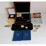 A cased Falkland Islands 2006 1/25 gold crown Isambard coin together with a cased Tristan da Cunha