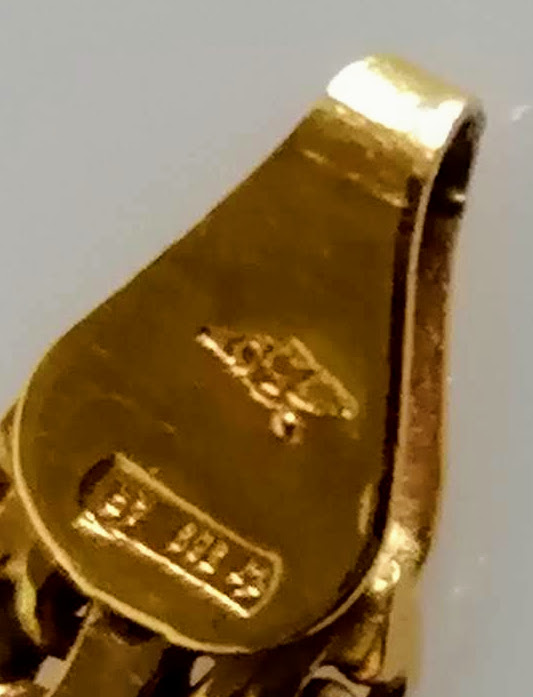 An Italian yellow gold articulated bracelet, stamped 750, 11.61g - Image 3 of 3