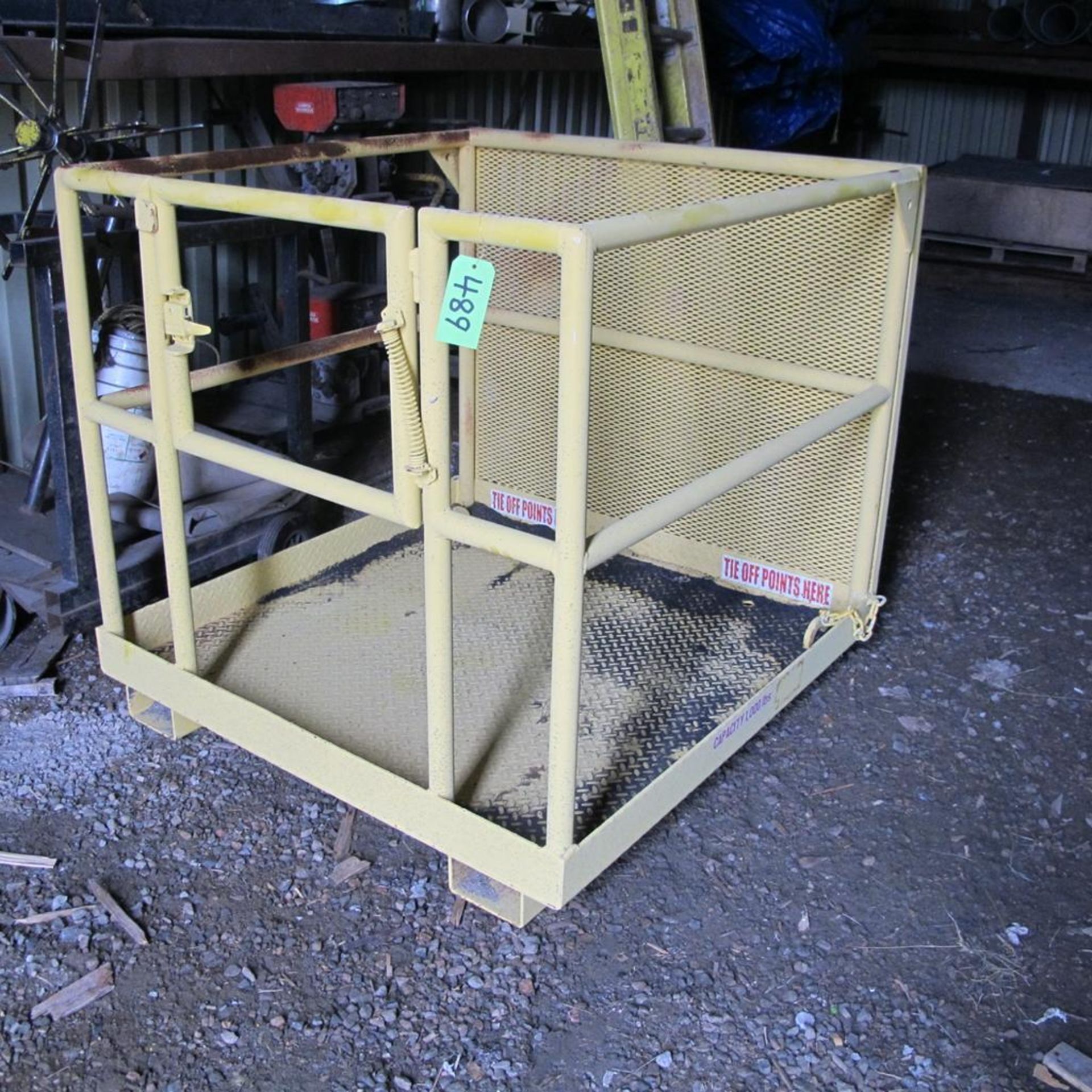 4' SQUARE MAN FORKLIFT CAGE (NORTH BLDG)