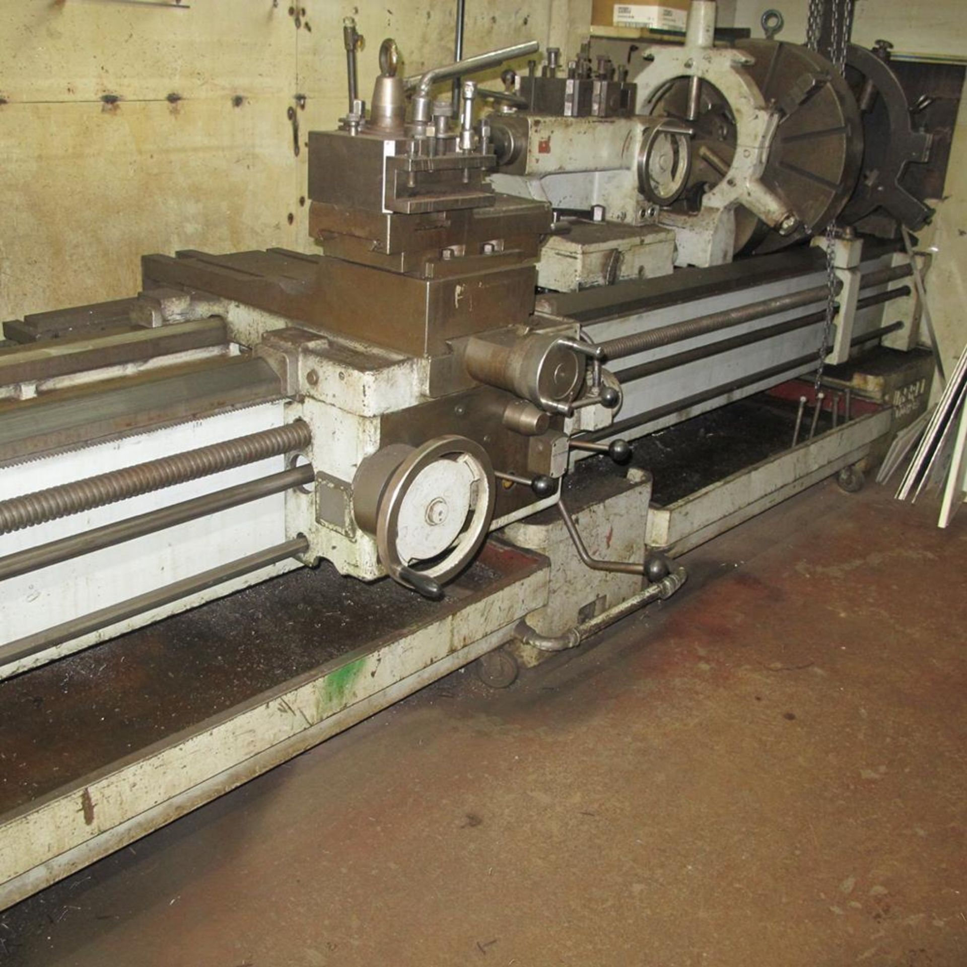 CLOVER MODEL 30/41" GAP BED ENGINE LATHE, 32" X 140" (32� OVER BED, 42� IN GAP), 24� 3 JAW CHUCK, SP - Image 12 of 15