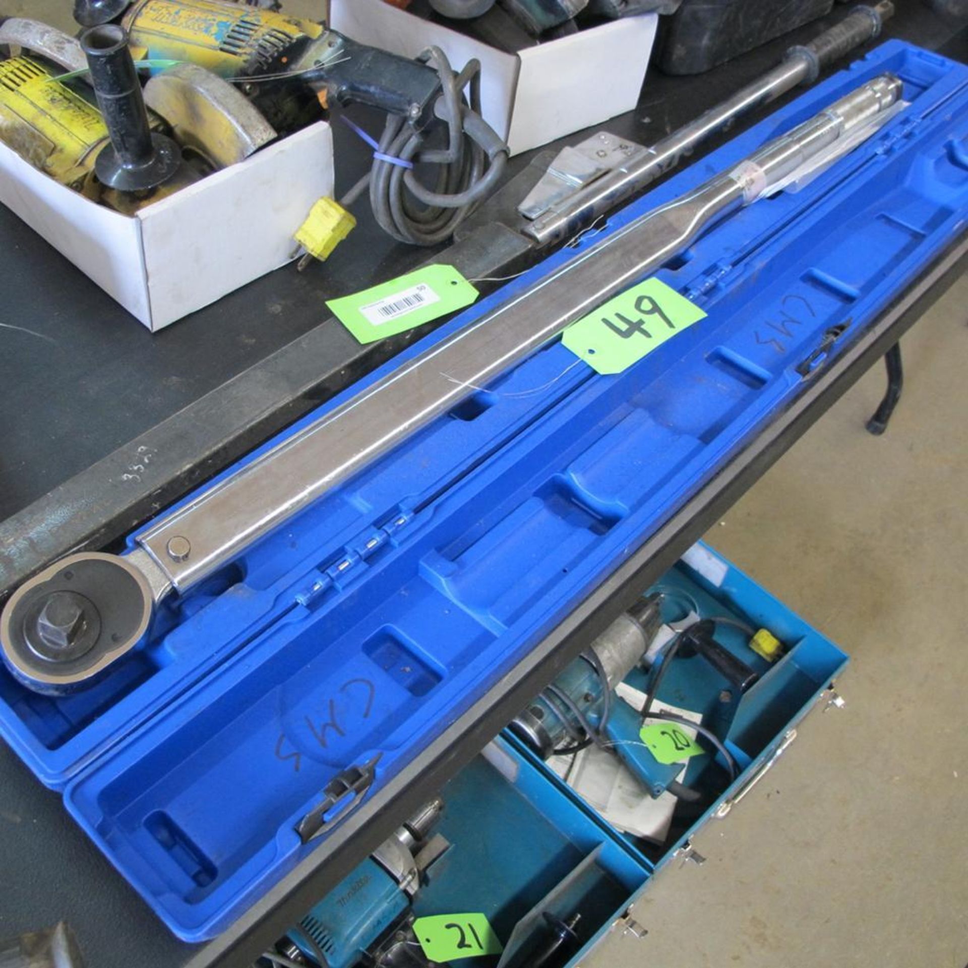 3/4" POWER FIST TORQUE WRENCH, 42"L W/CASE (IN WEST BLDG)