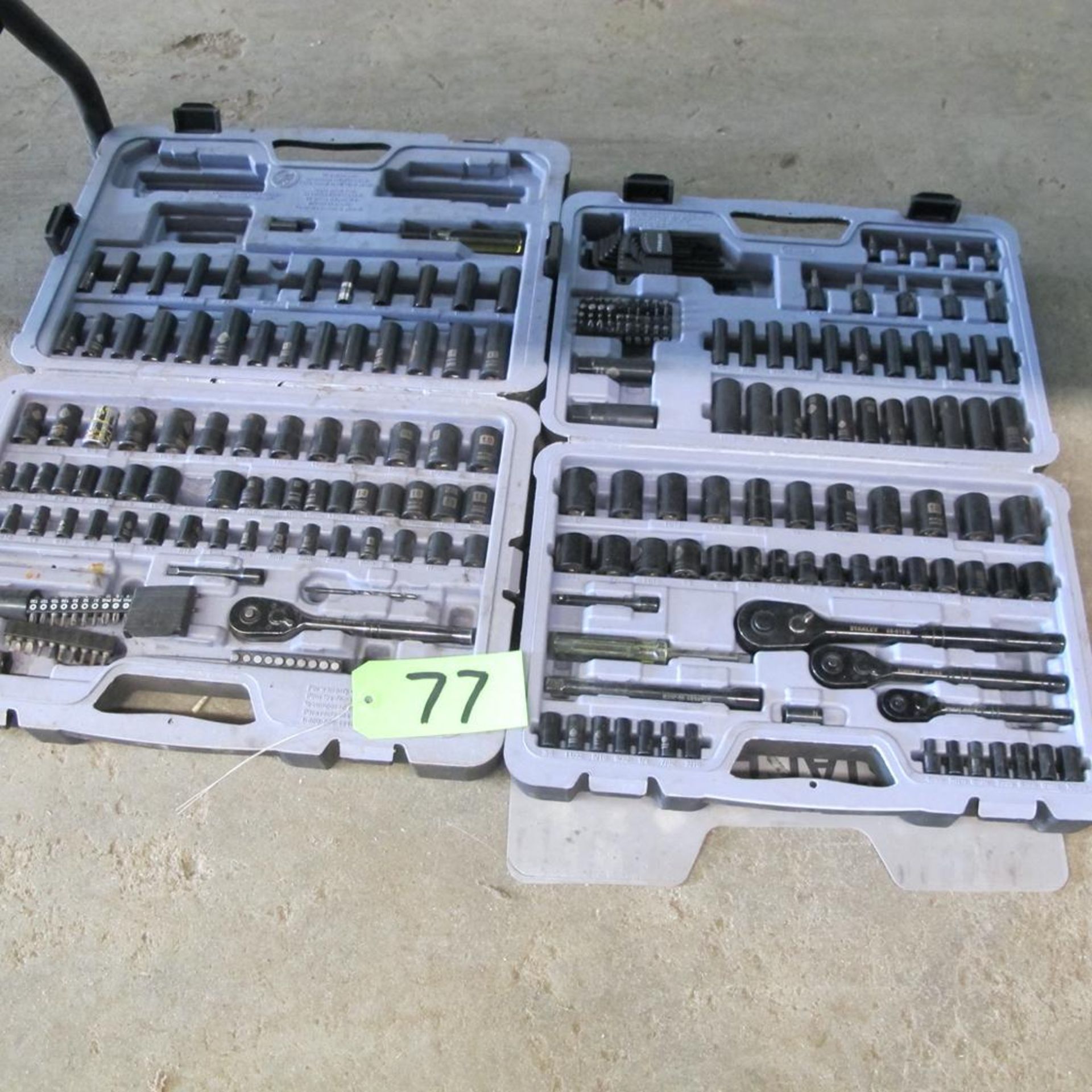 LOT OF 2 SOCKET SETS (STANLEY) (IN WEST BLDG)