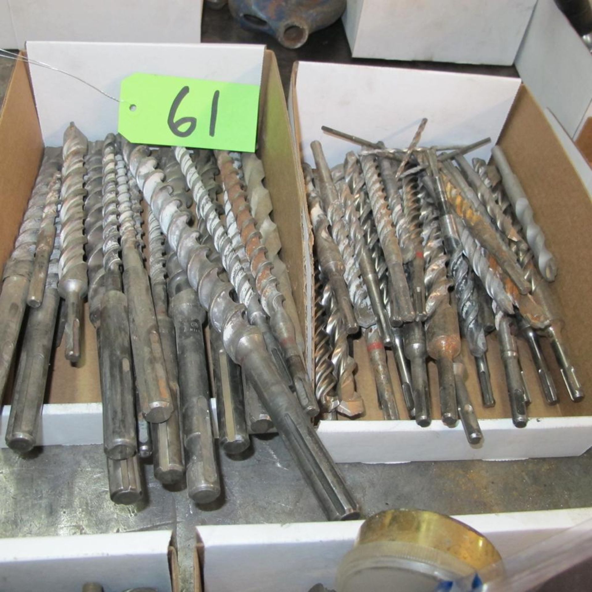 LOT OF 2 BOXES OF CONCRETE DRILL BITS (IN WEST BLDG)
