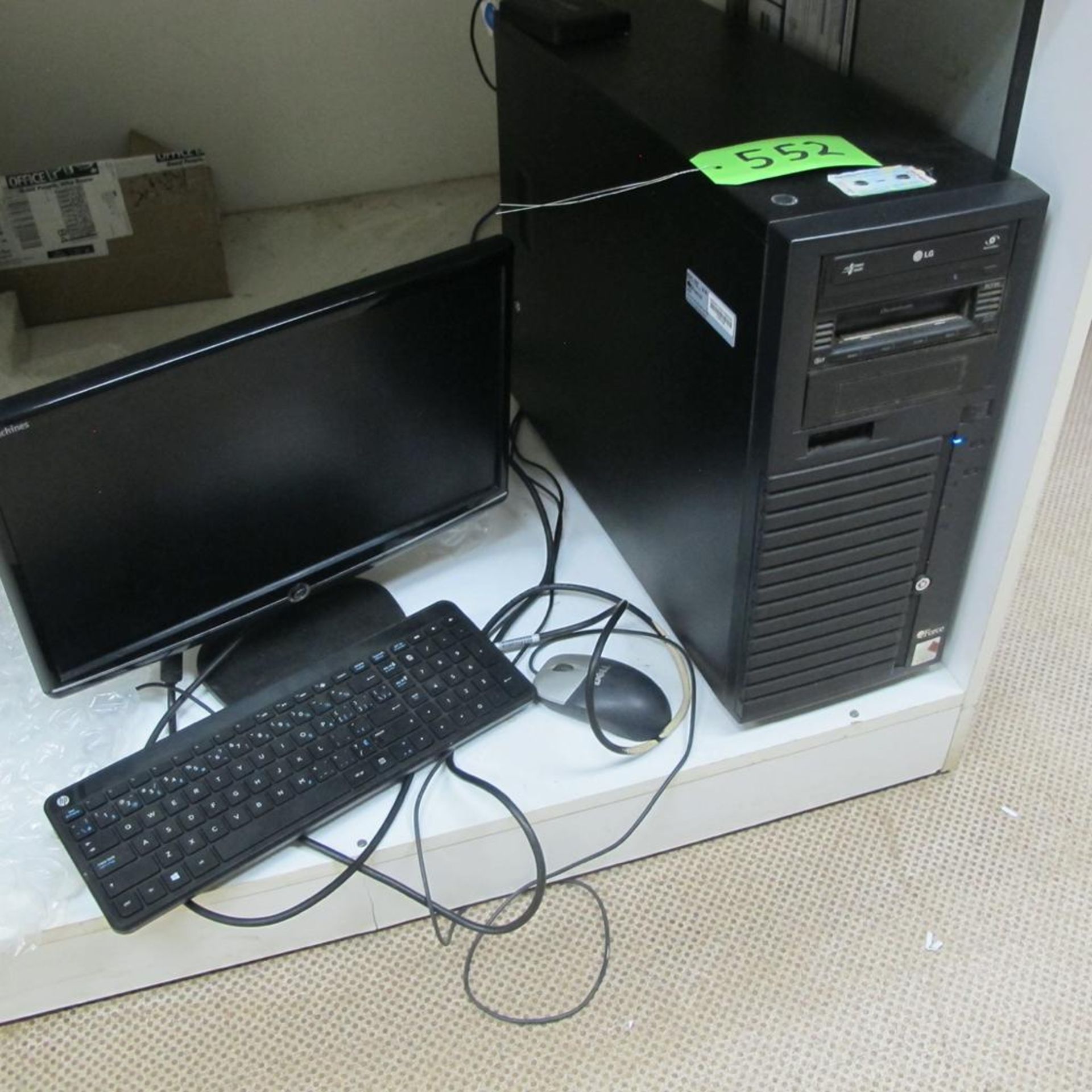 FORCE TOUCH COMPUTER SERVER W/MONITOR, KEYBOARD AND MOUSE (MAIN BLDG)