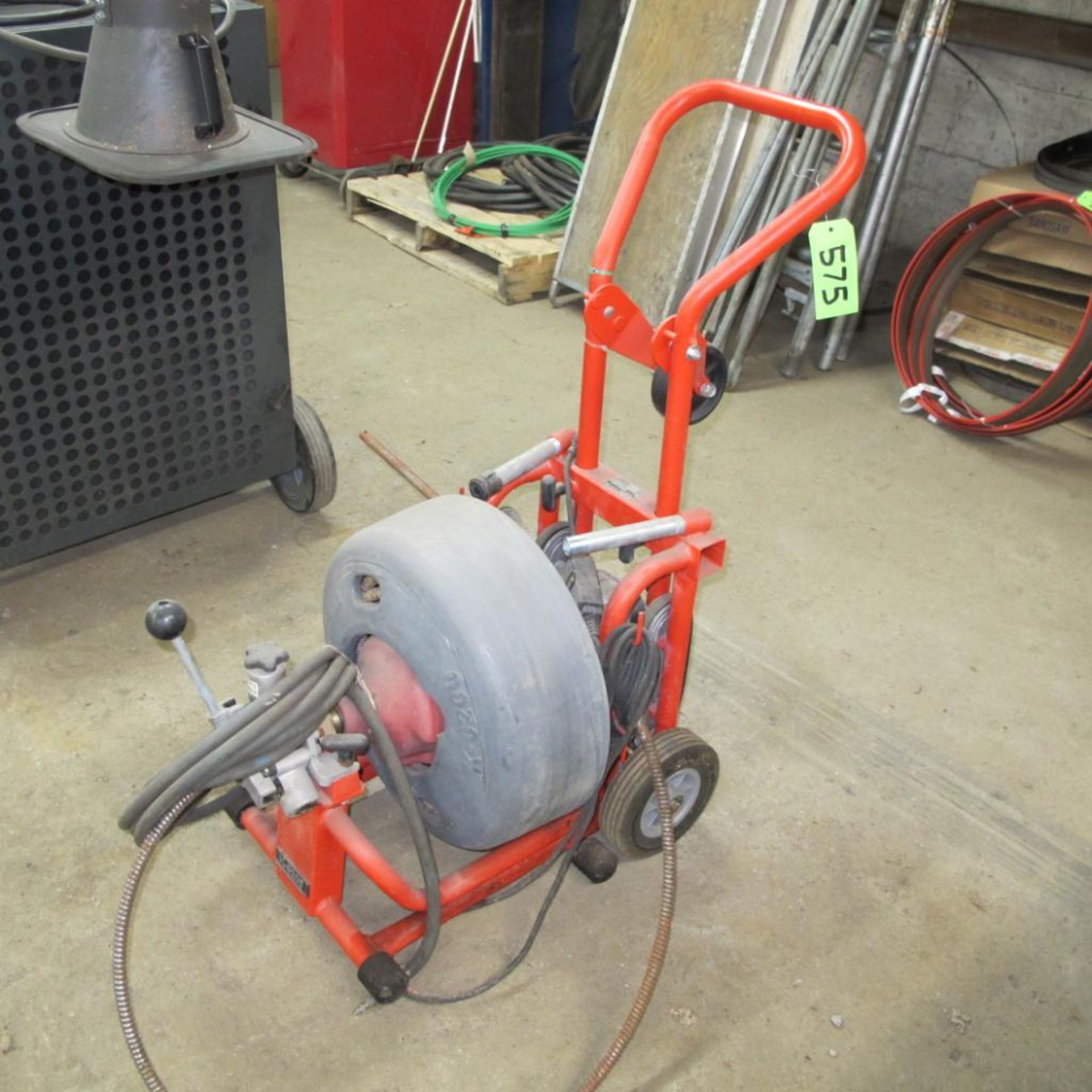 RIDGID K-8206 ELECTRIC SNAKE/PLUMBING CLEANER (MACHINE SHOP)