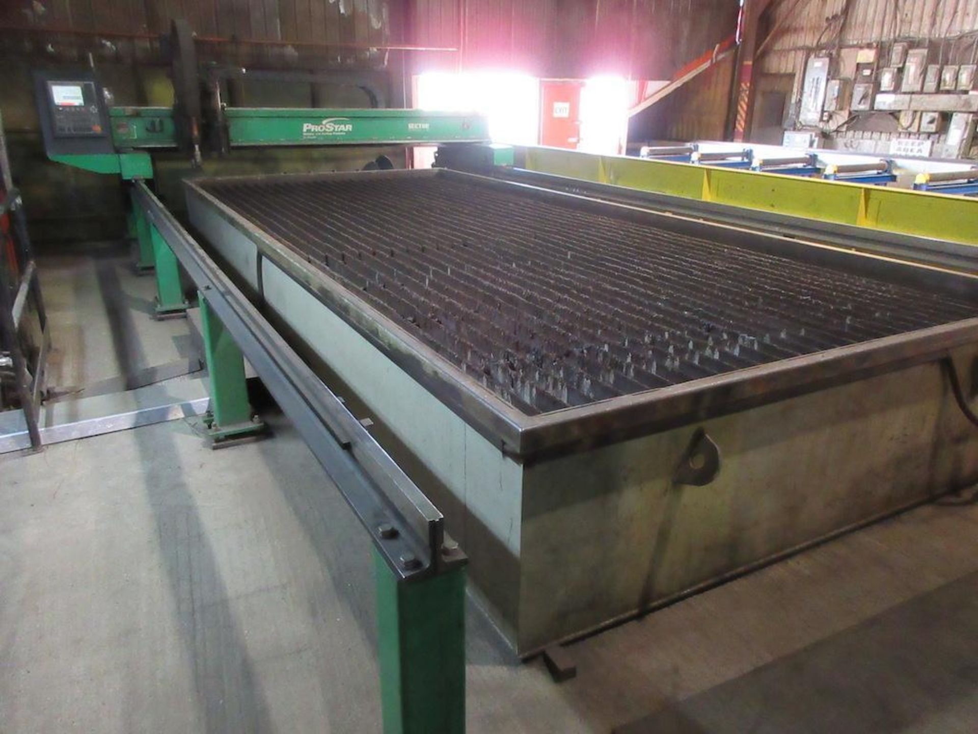 SECTOR CNC 9’4” x 21’6” PLASMA CUTTING TABLE, MODEL PROSTAR PRS-200, BURNY MODEL PHANTOM CNC CONTROL - Image 7 of 22